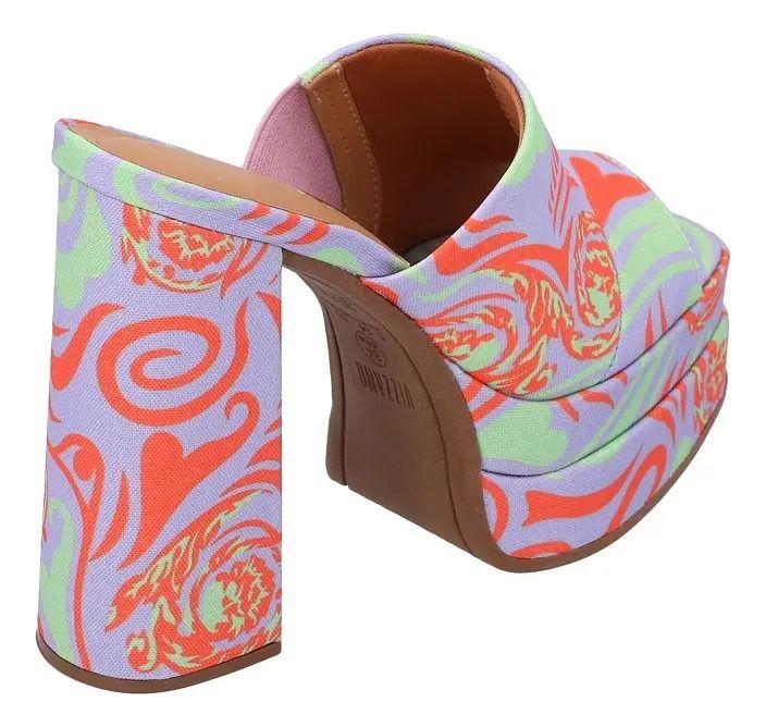 Sandalia Plataforma Vizzano Textil Multicolor-3