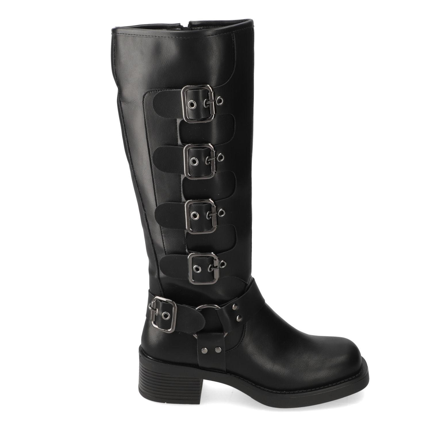 Bota Taco Agua De Coco Negro 16601-0