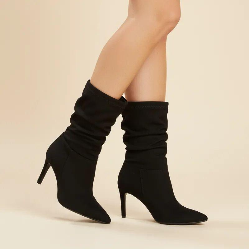 Bota Mujer Vizzano Negro-1