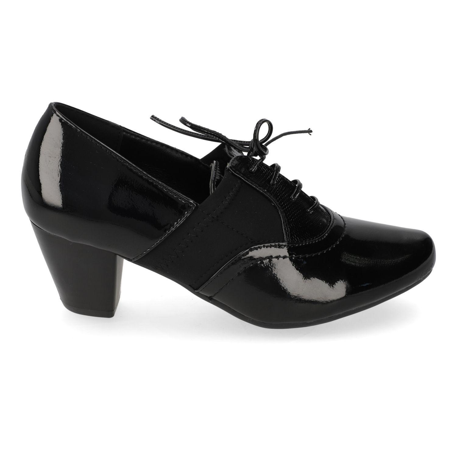 Zapato taco New Walk Negro 15979-0