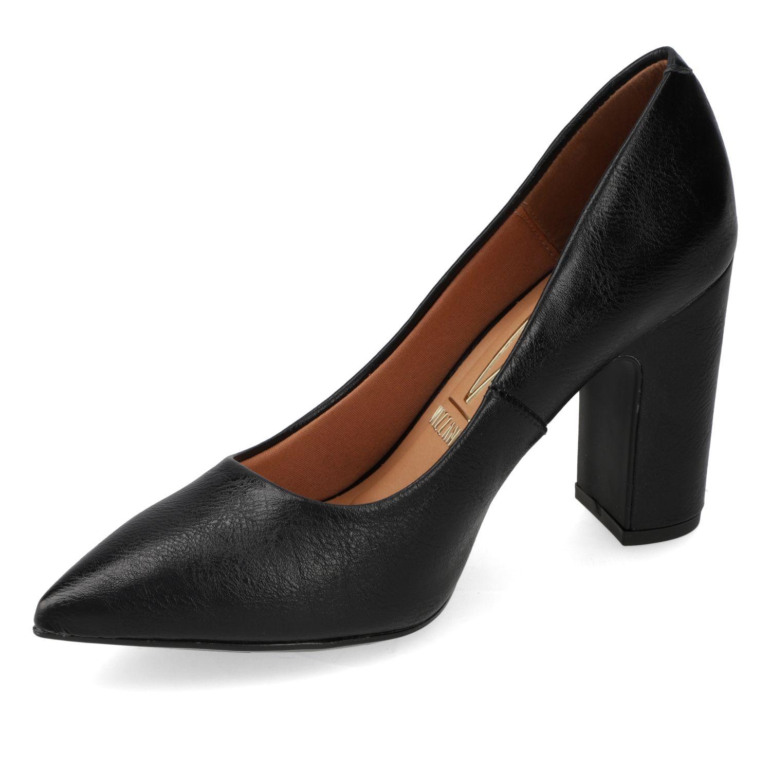 Zapato Taco Vizzano Negro Taco 10 Cm Efecto Cuero  Negro Napa Calf-2