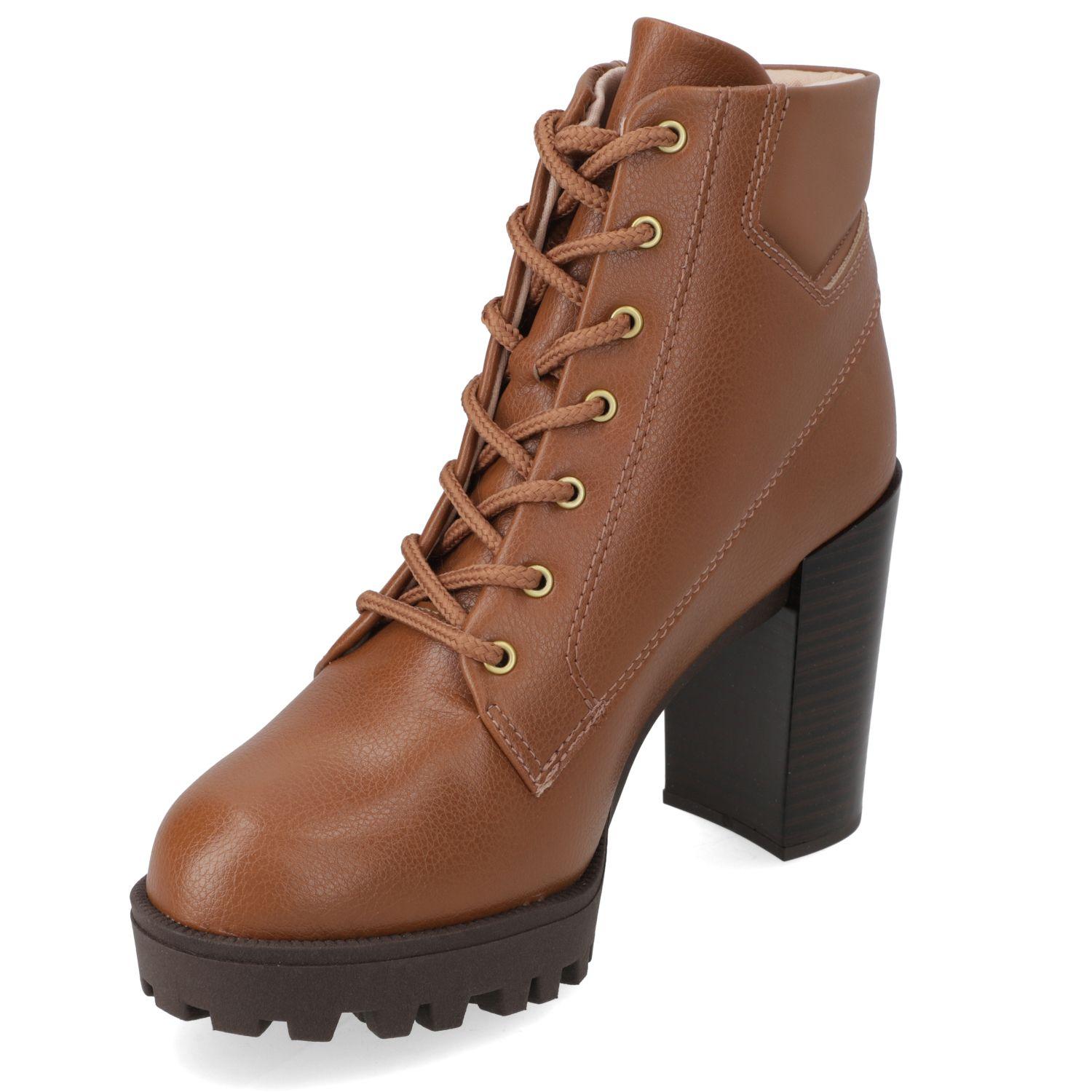 Botin Taco Moleca Camel 16508-2