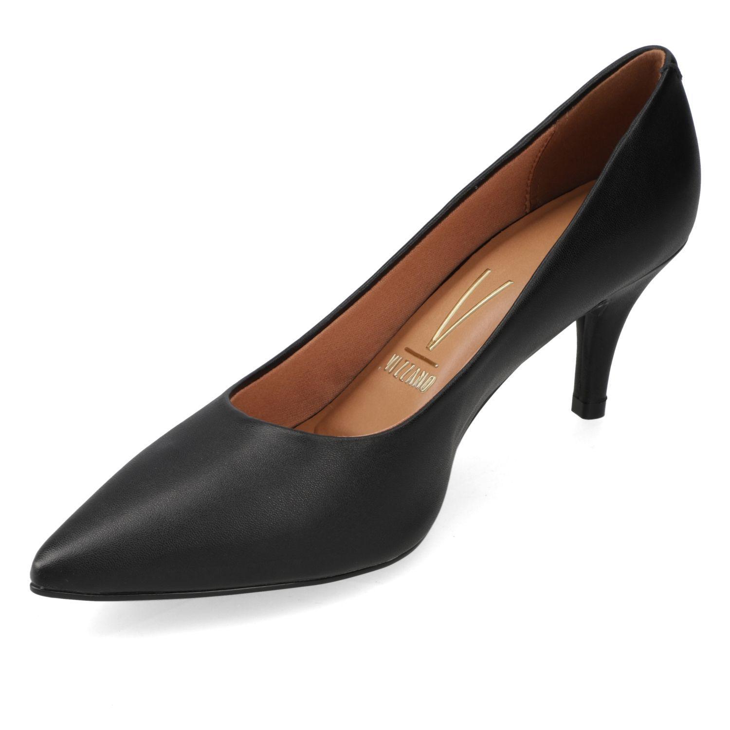 Zapato Mujer Taco Aguja Stiletto Negro 1185-702- Vizzano-2