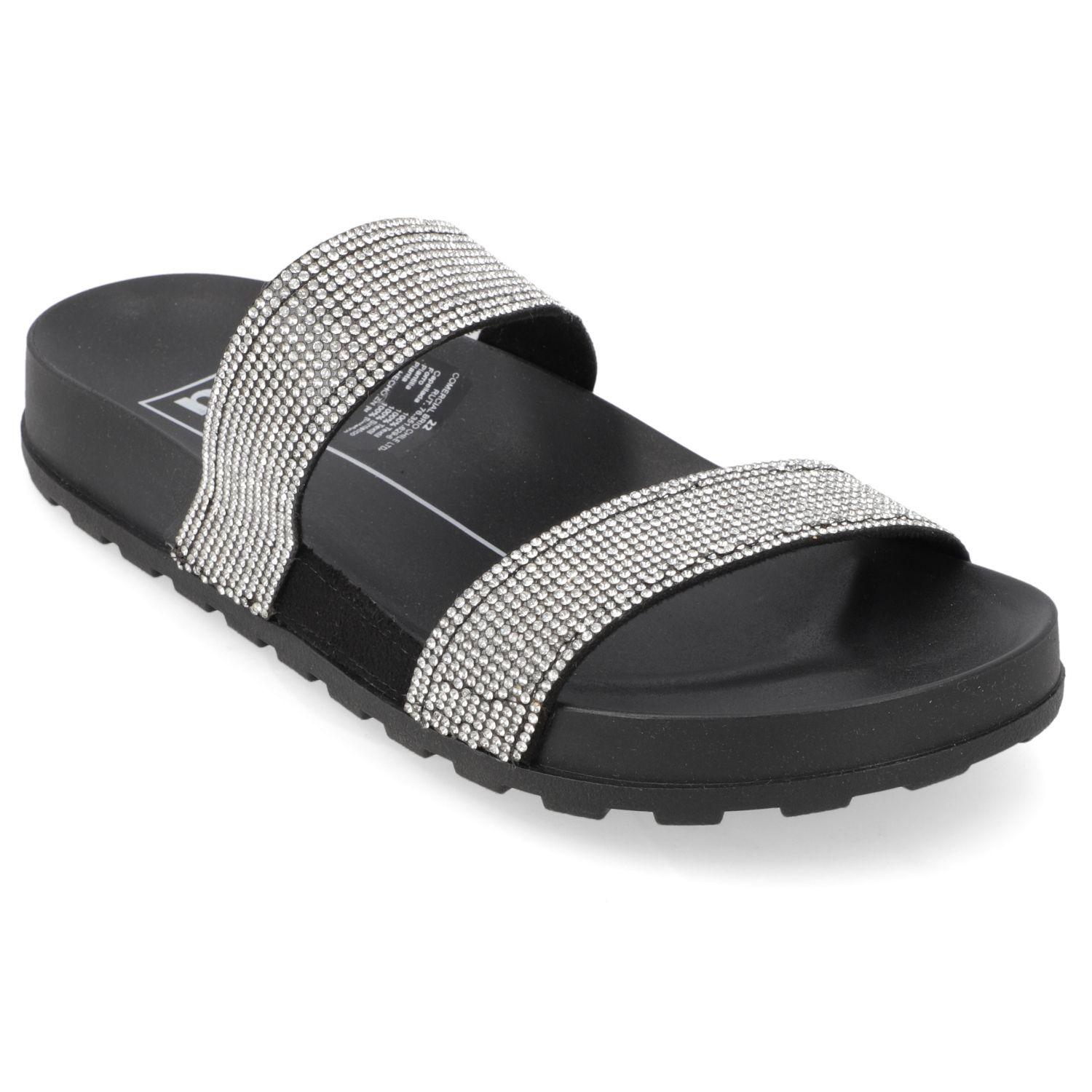 Sandalia Plana Moleca Negro 13410-0