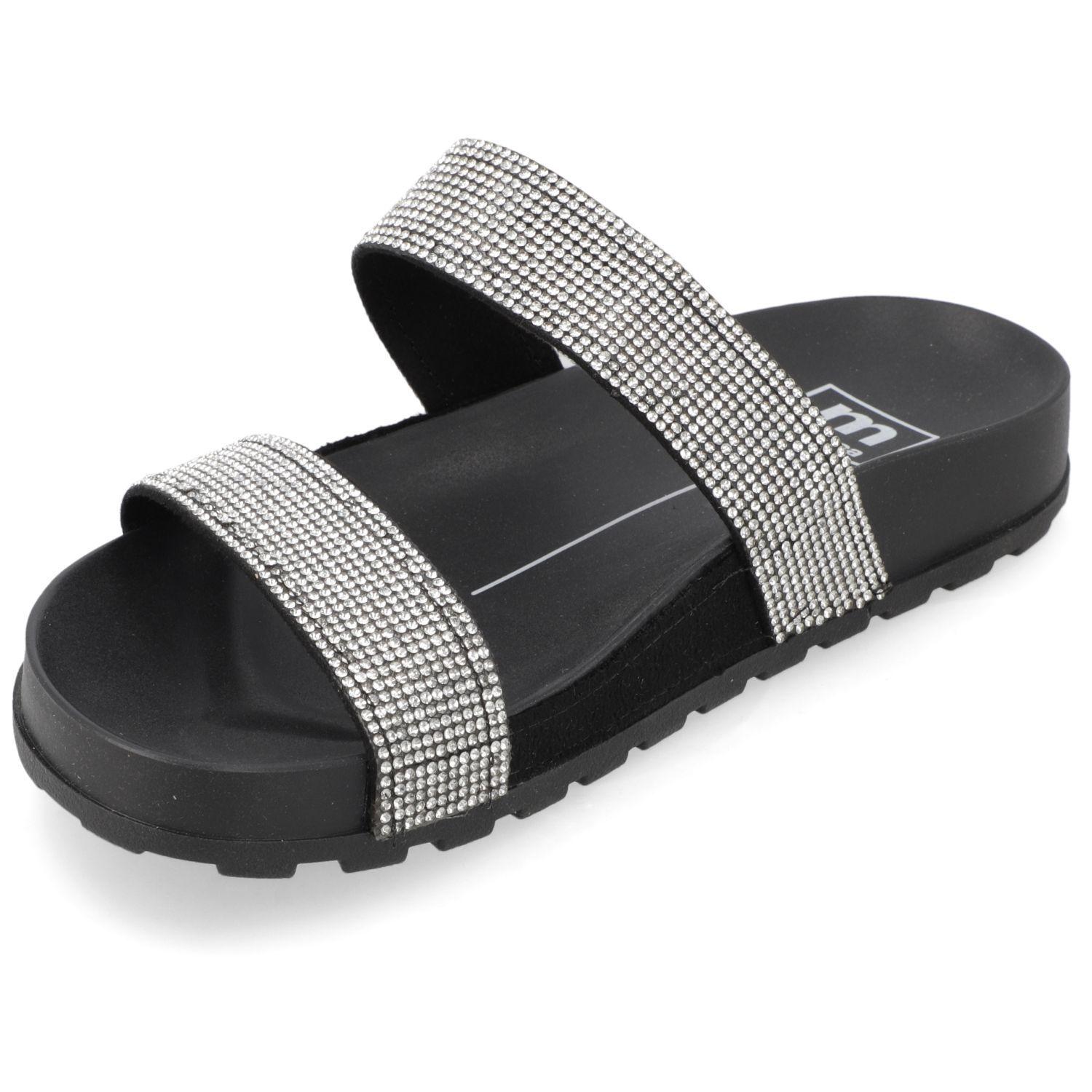 Sandalia Plana Moleca Negro 13410-2