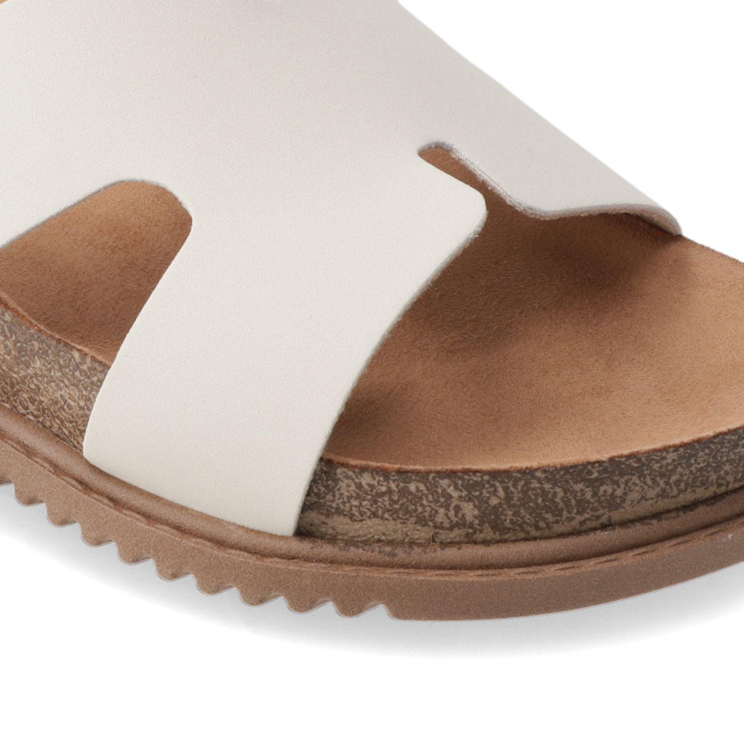 Sandalia Plana Beira Rio 16829 Blanco-5