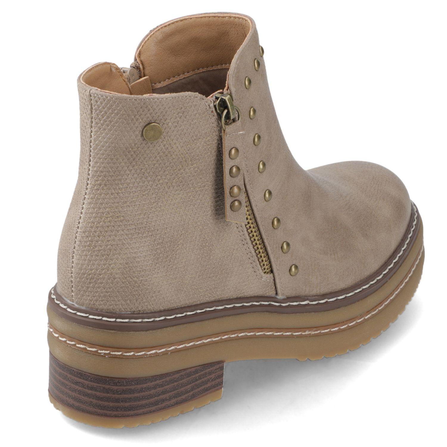 Botín Mujer Beige New Walk-4