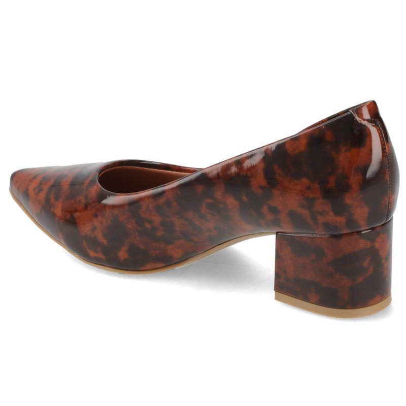 Zapato Taco Ancho Animal Print Vizzano-3