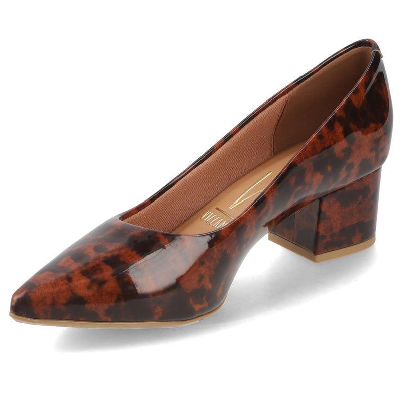 Zapato Taco Ancho Animal Print Vizzano-5