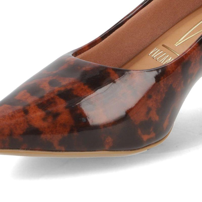 Zapato Taco Ancho Animal Print Vizzano-6