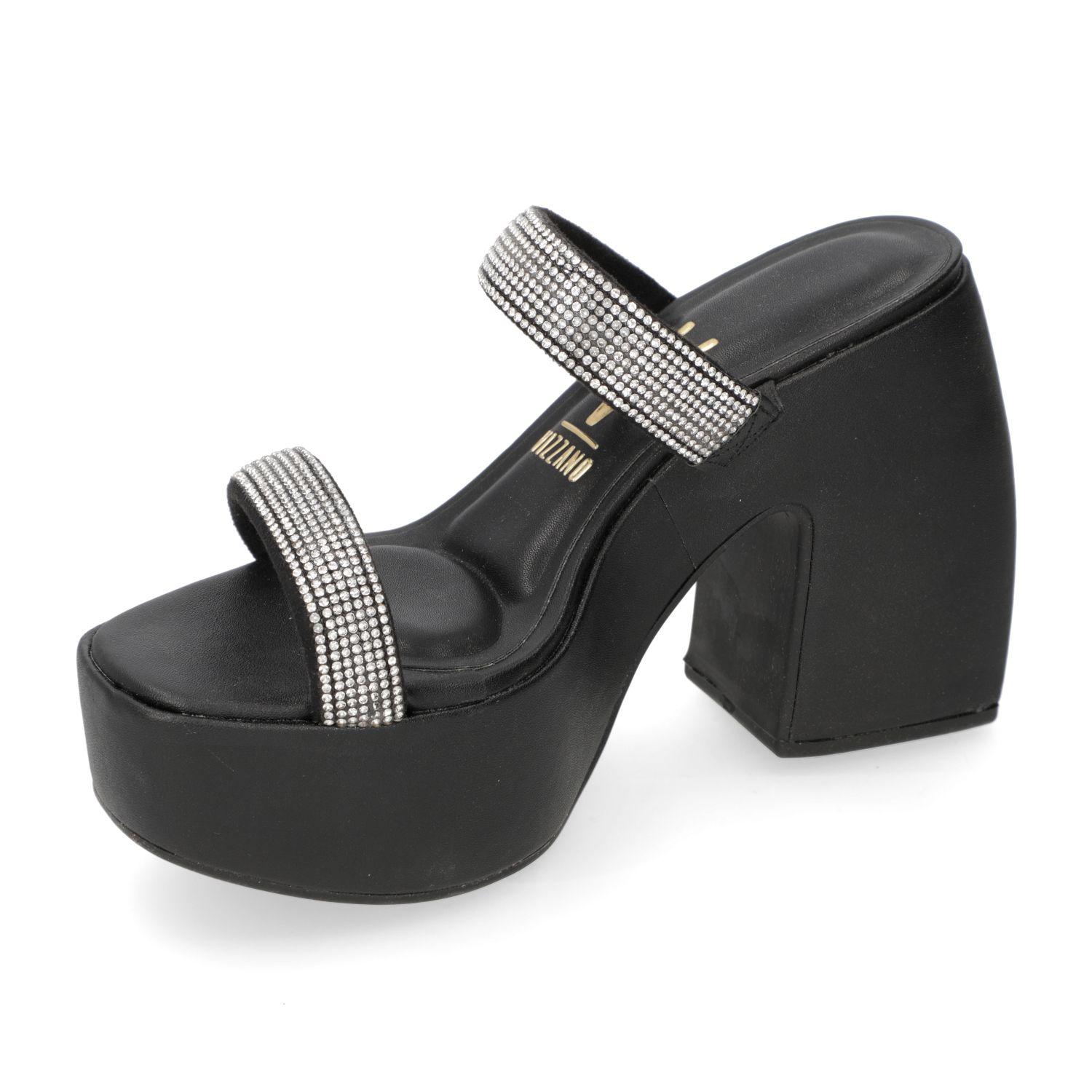 Sandalia Taco Vizzano Negro 11370-2