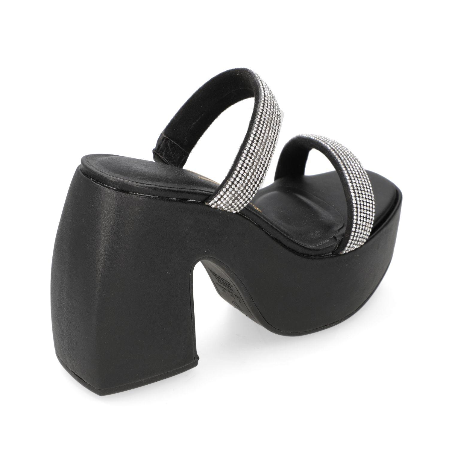 Sandalia Taco Vizzano Negro 11370-3