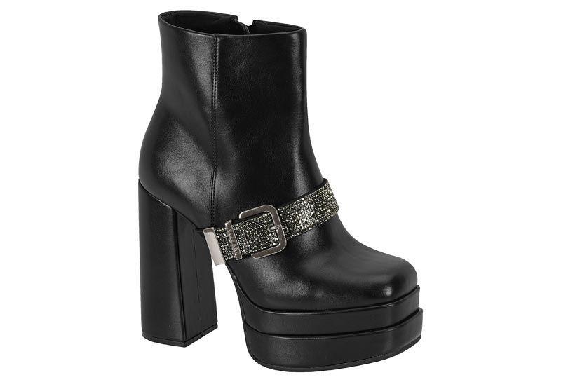 Botin Mujer Negro 3094-101- Vizzano-0