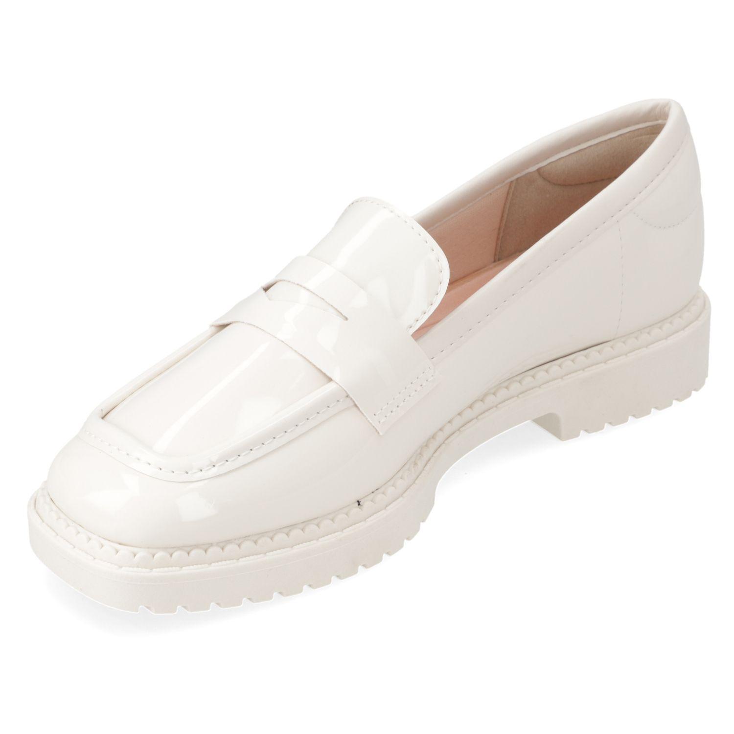 Mocasin Moleca Blanco 16421-2