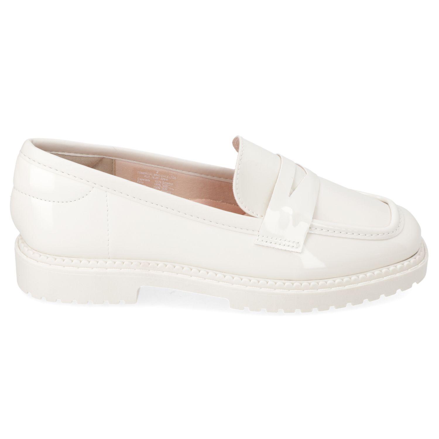 Mocasin Moleca Blanco 16421-1