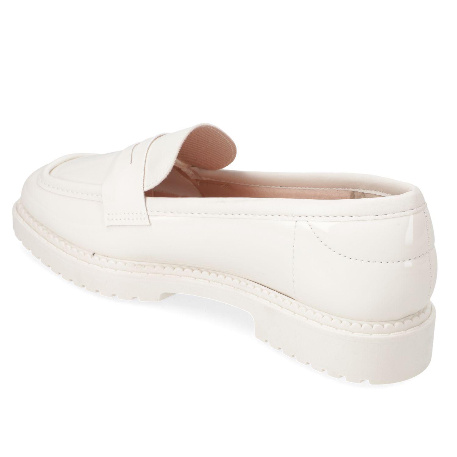 Mocasin Moleca Blanco 16421-3