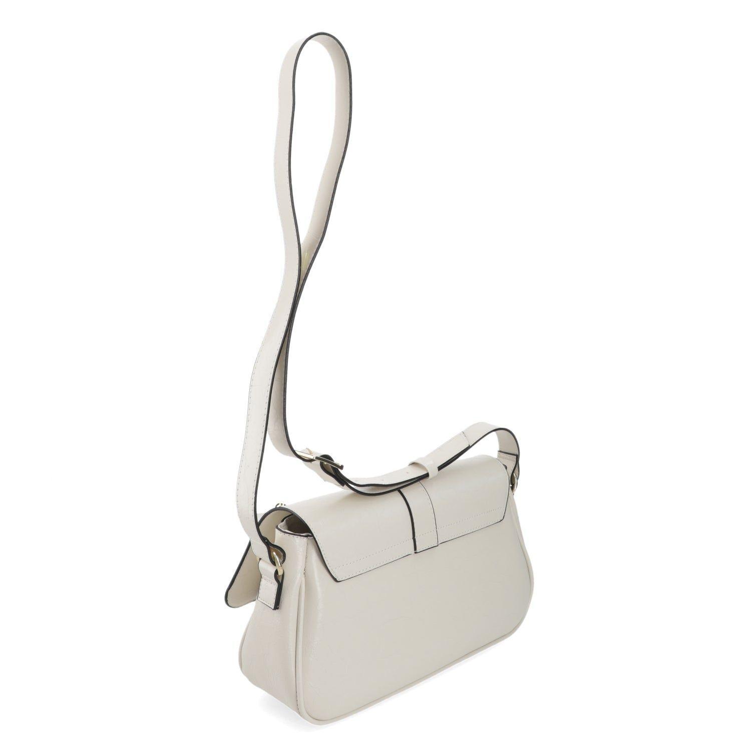 Cartera Vizzano Crema con Hebilla Dorada y Tachas Decorativas-2
