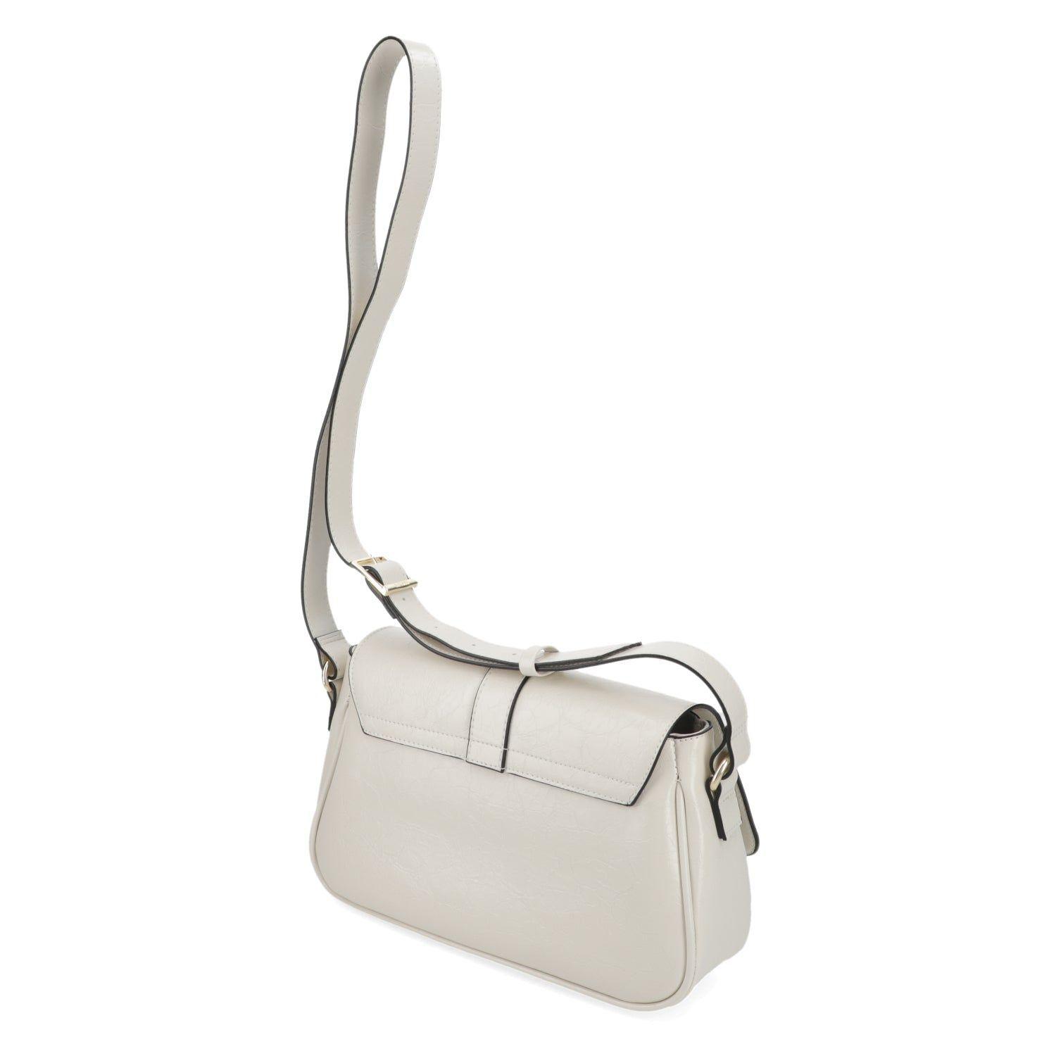Cartera Vizzano Crema con Hebilla Dorada y Tachas Decorativas-3