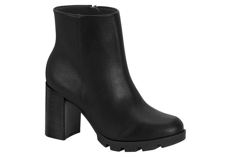 Botin Mujer Negro 9074-100- Beira Rio-1