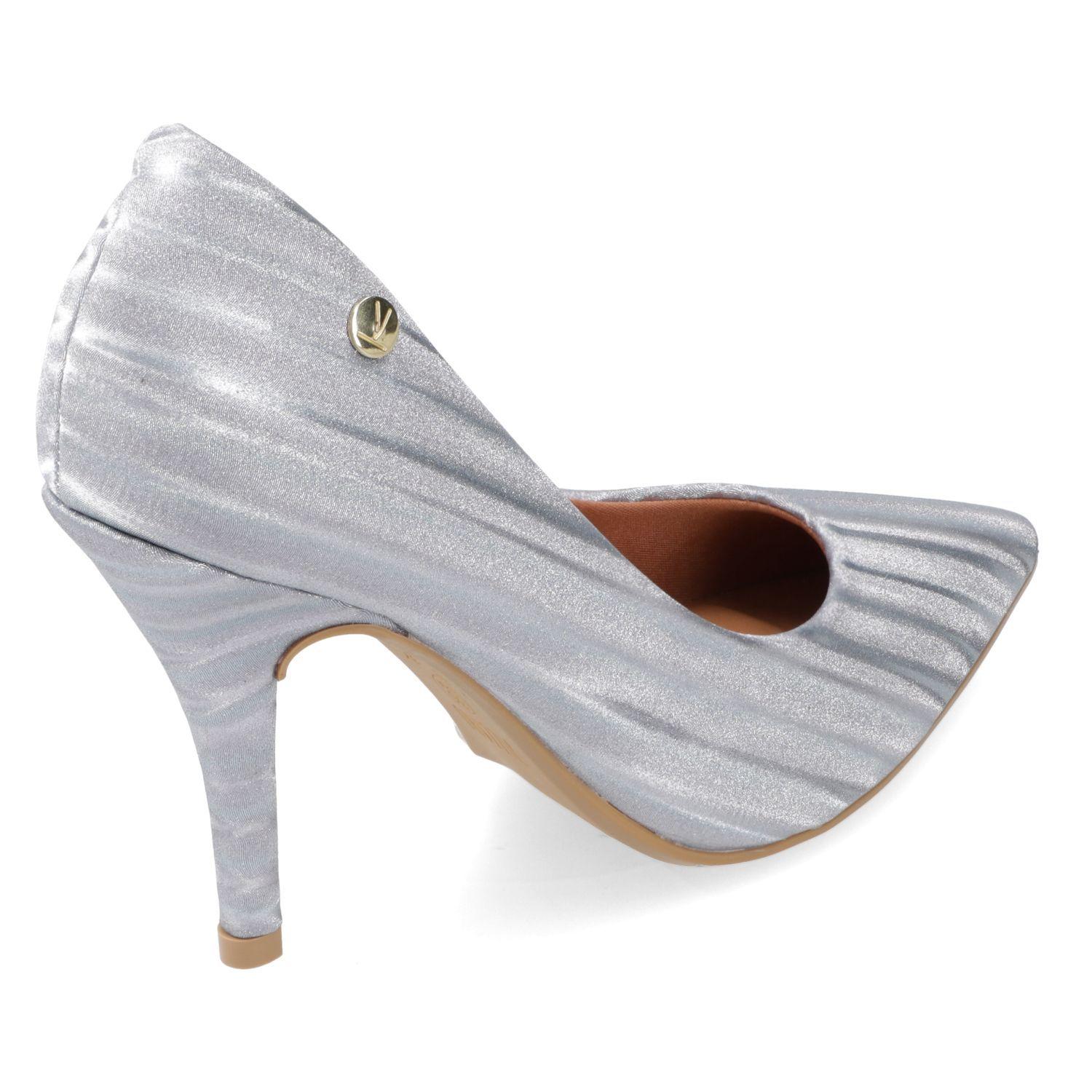 Zapato Stiletto Vizzano 10 cm Plateado-4