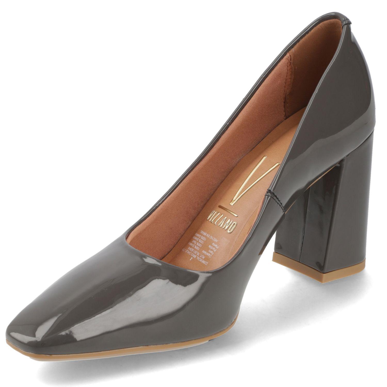 Zapato Mujer Taco Ancho Gris Vizzano-2