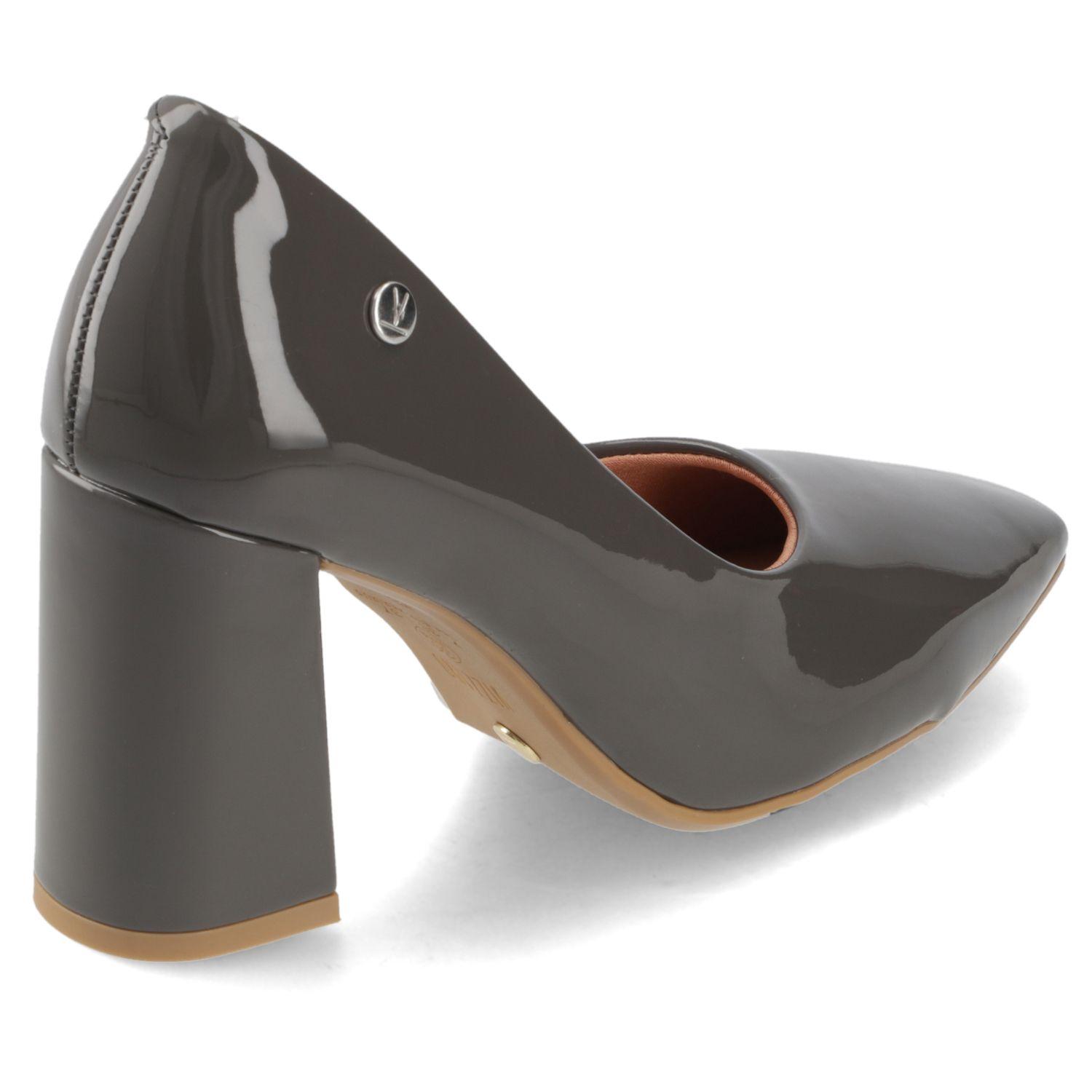 Zapato Mujer Taco Ancho Gris Vizzano-4
