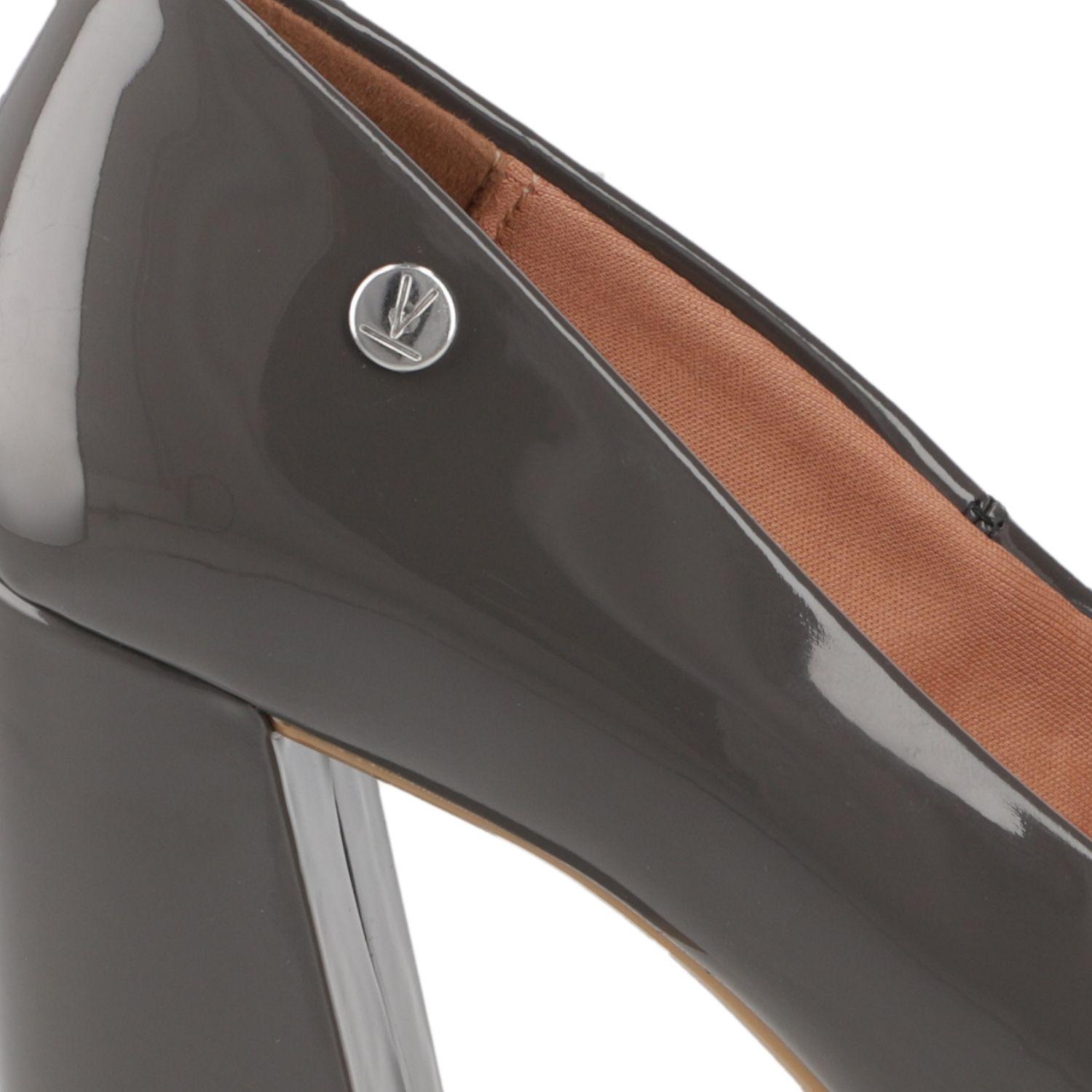 Zapato Mujer Taco Ancho Gris Vizzano-5