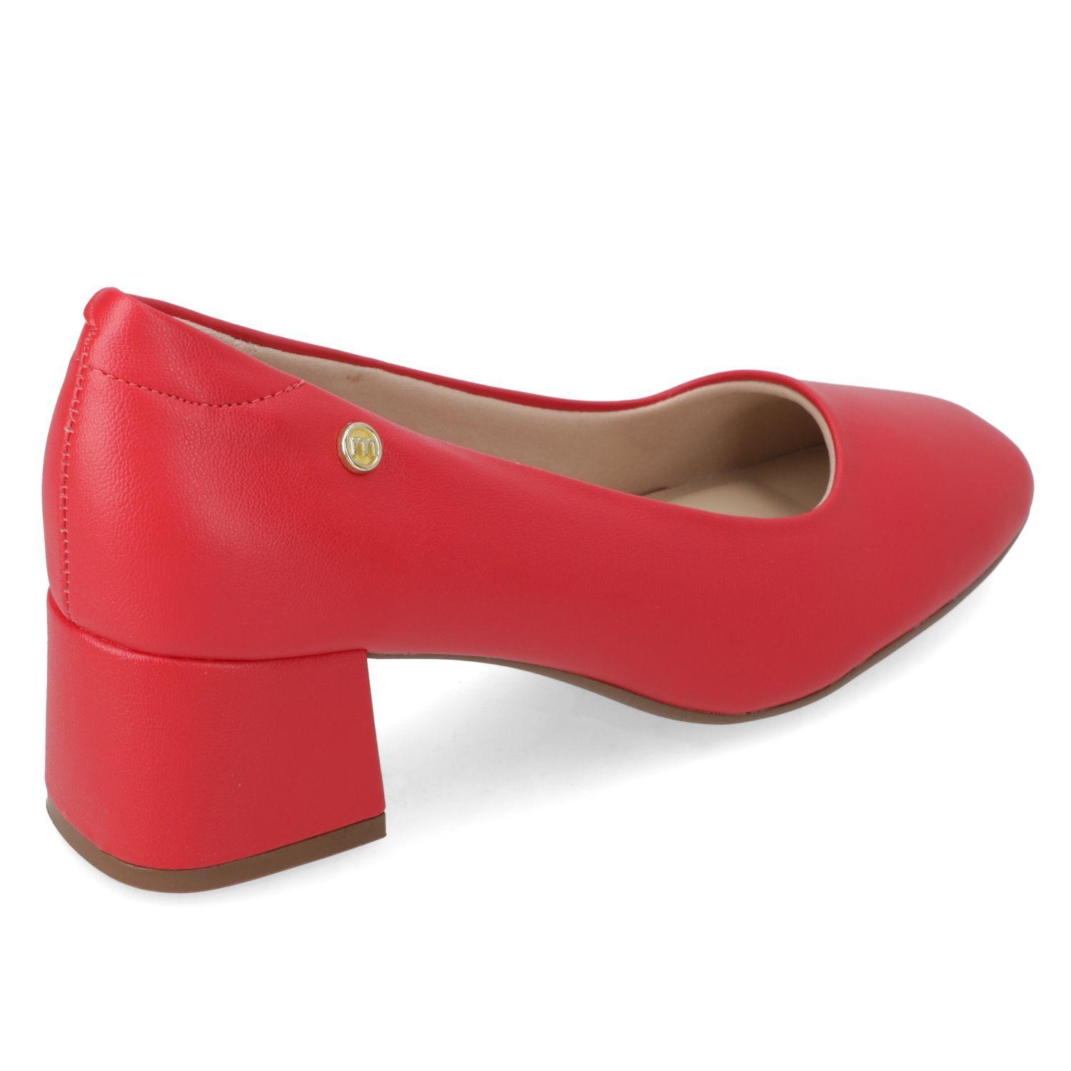 Zapato taco Moleca Rojo 16419-4