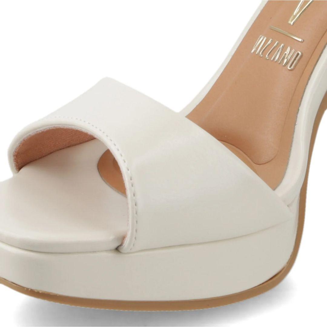 Sandalia Fiesta Taco Ancho Blanco OFF Vizzano Mujer-6