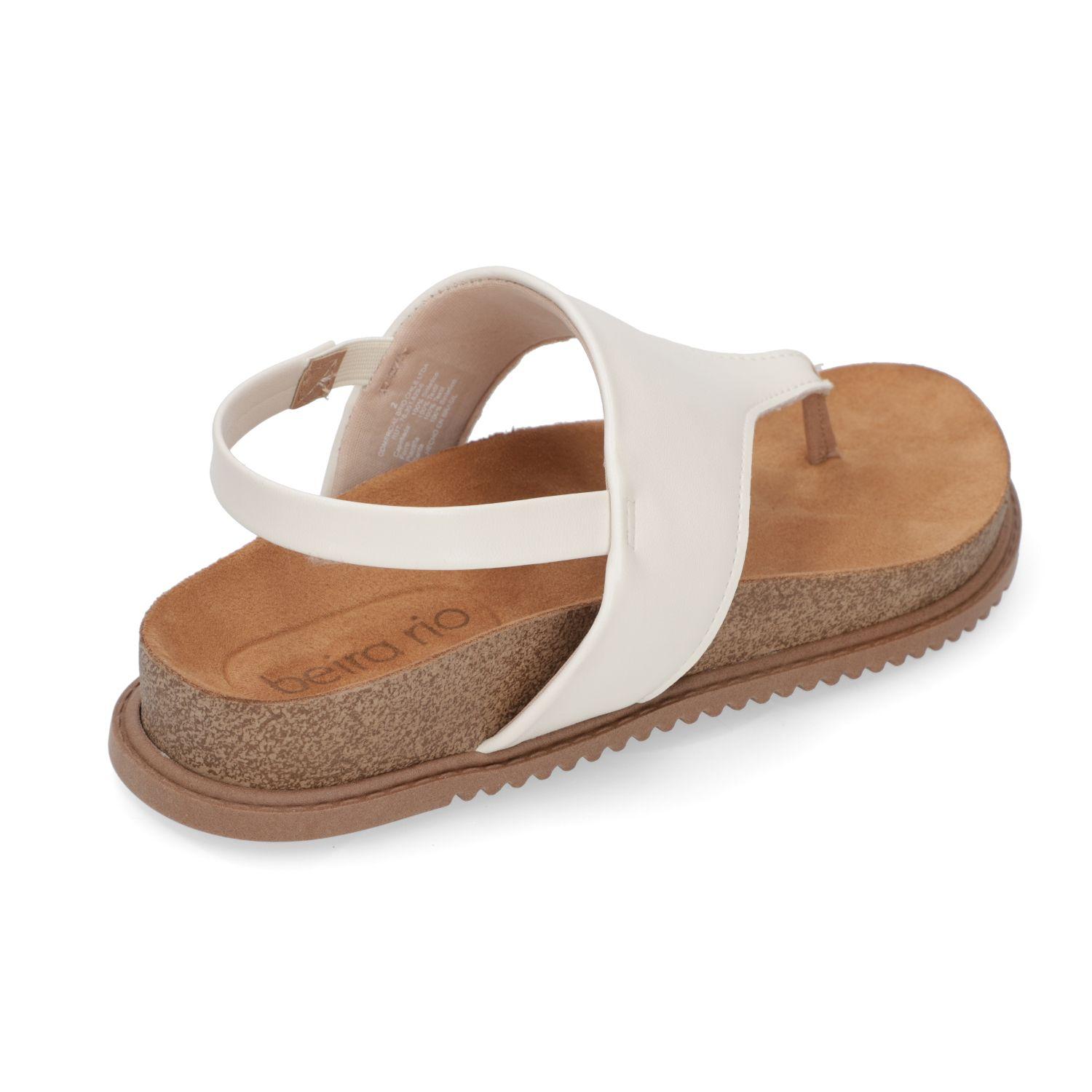 Sandalia Plana Beira Rio Blanco 14564-3