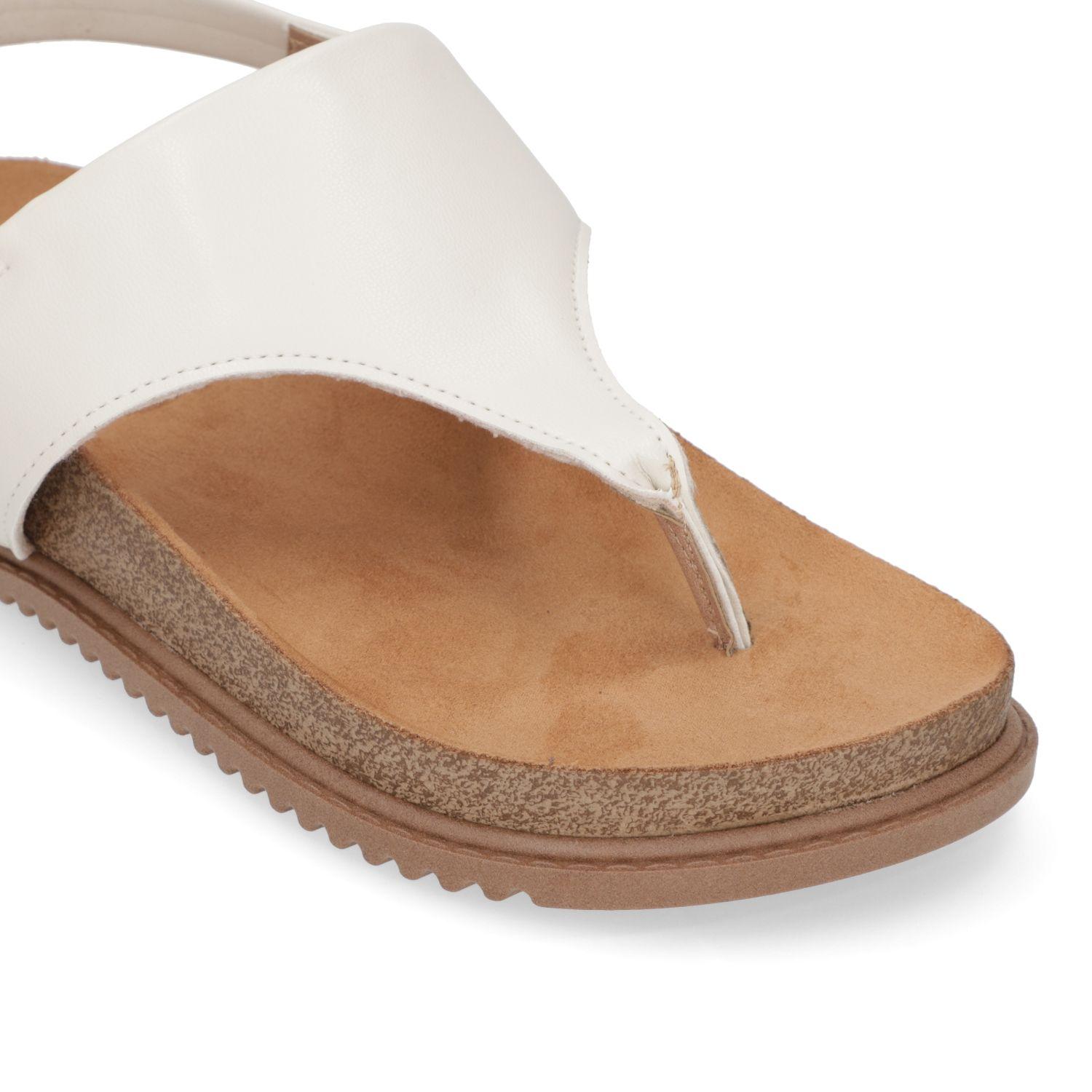 Sandalia Plana Beira Rio Blanco 14564-4