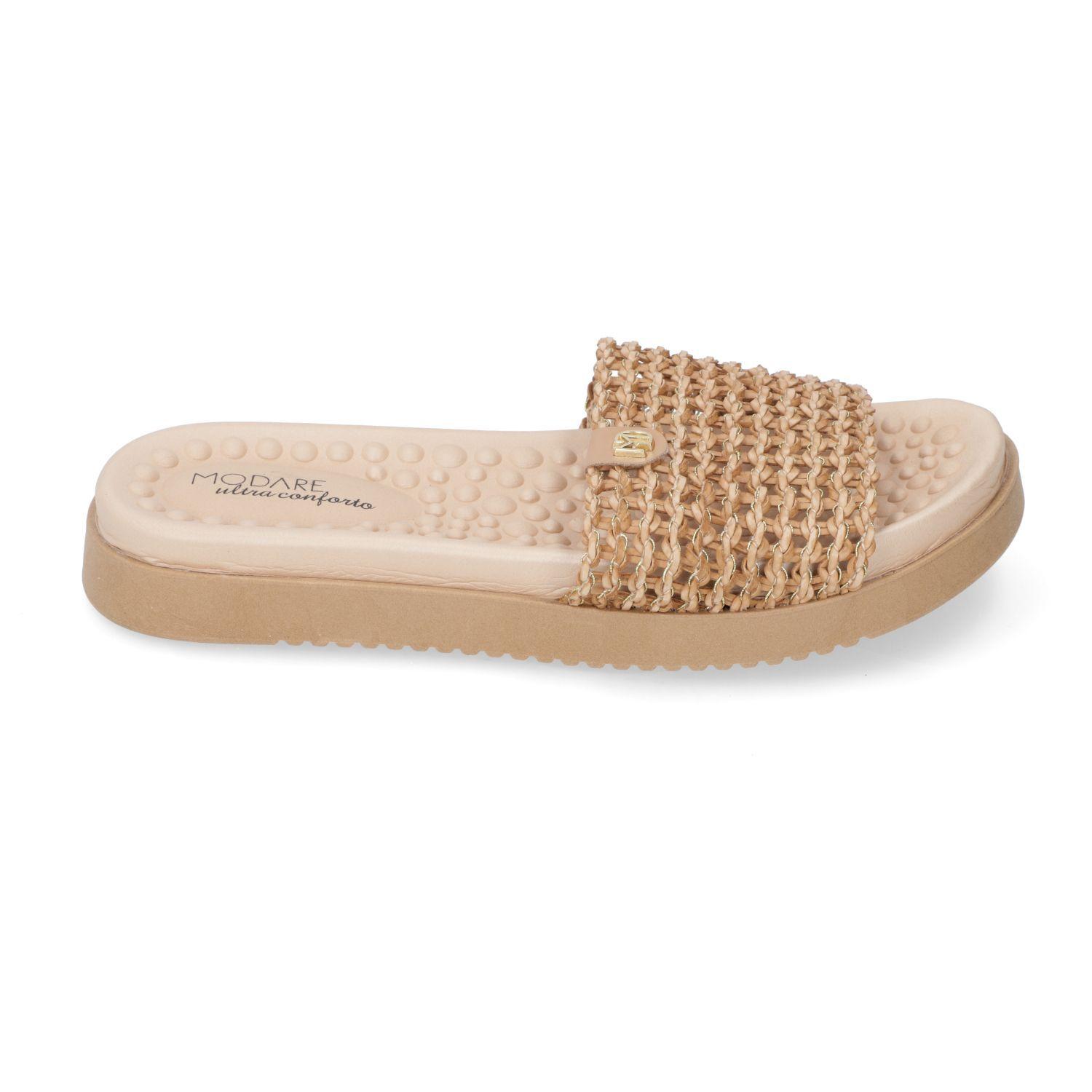 Sandalia Plana Modare Café 13952-0