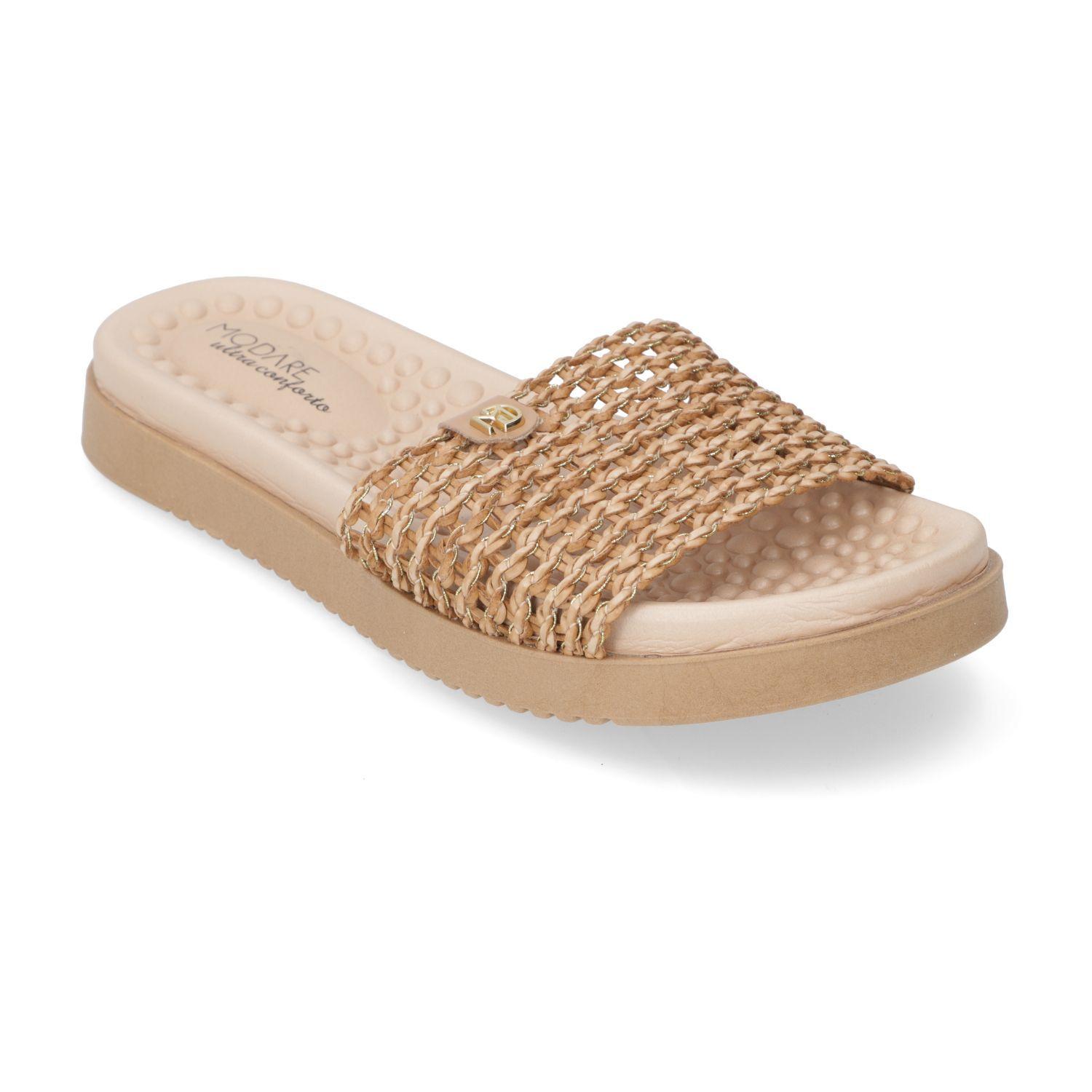 Sandalia Plana Modare Café 13952-1