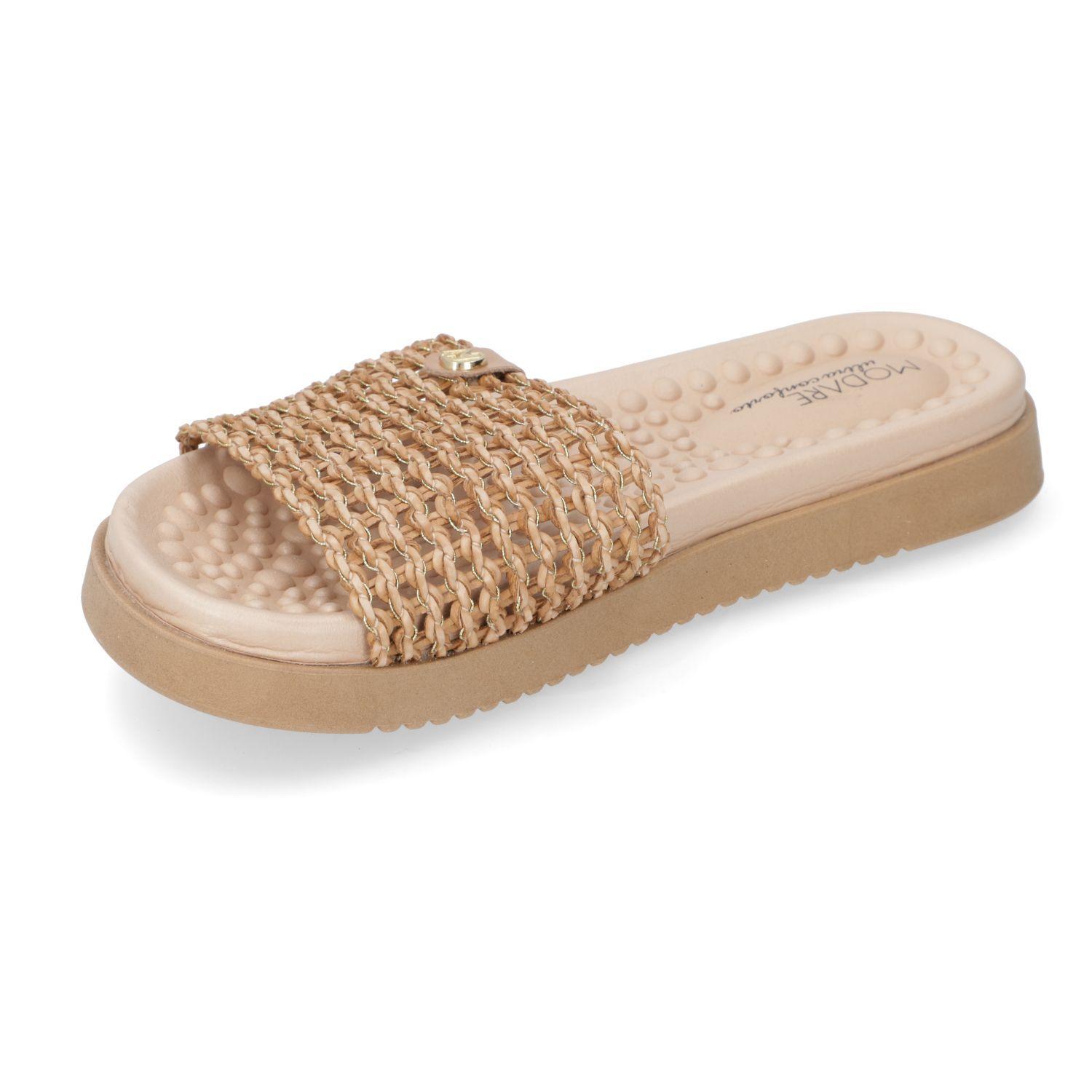 Sandalia Plana Modare Café 13952-2