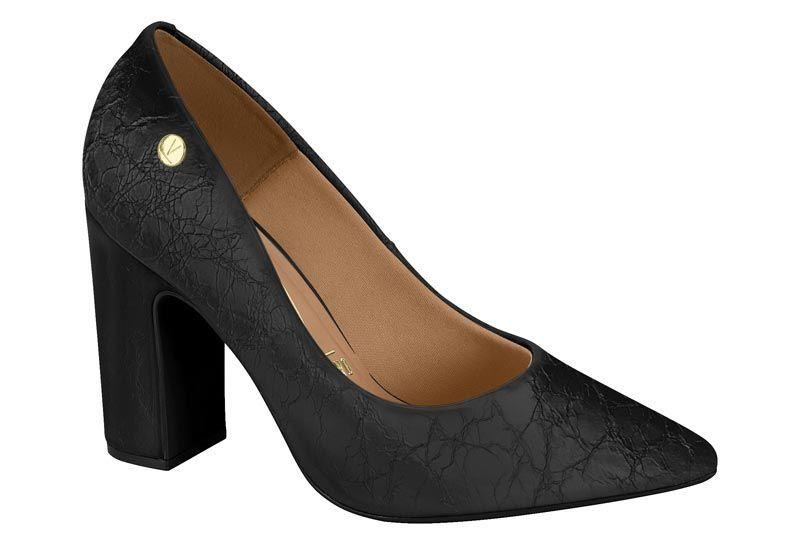 Zapato Mujer Taco Cuadrado Negro 1285-400- Vizzano-0