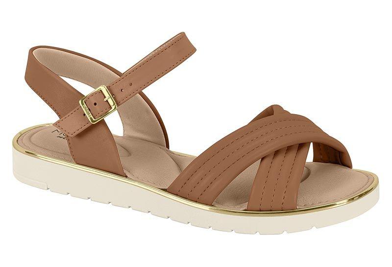 Sandalia Plana Modare Camel 13934-0