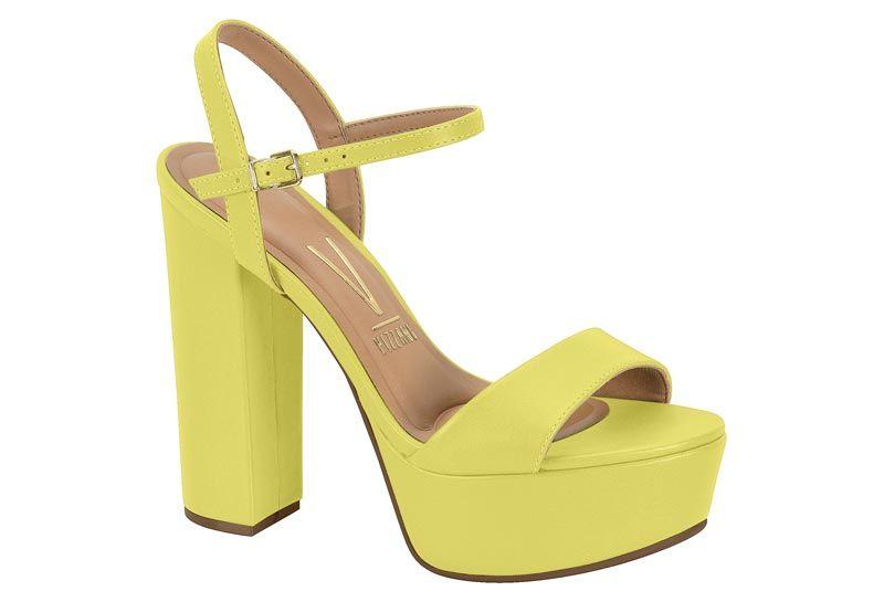 Sandalia Taco Vizzano Amarillo 10590-5
