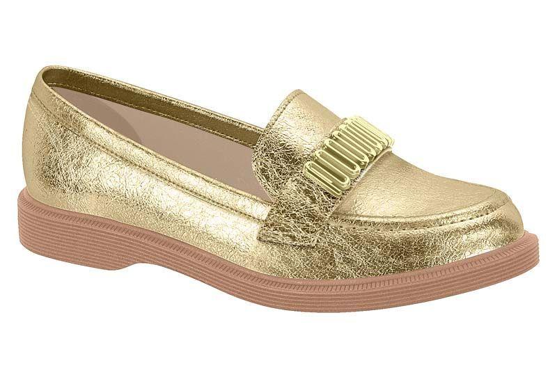 Mocasin Mujer Dorado 5666-106- Moleca-0