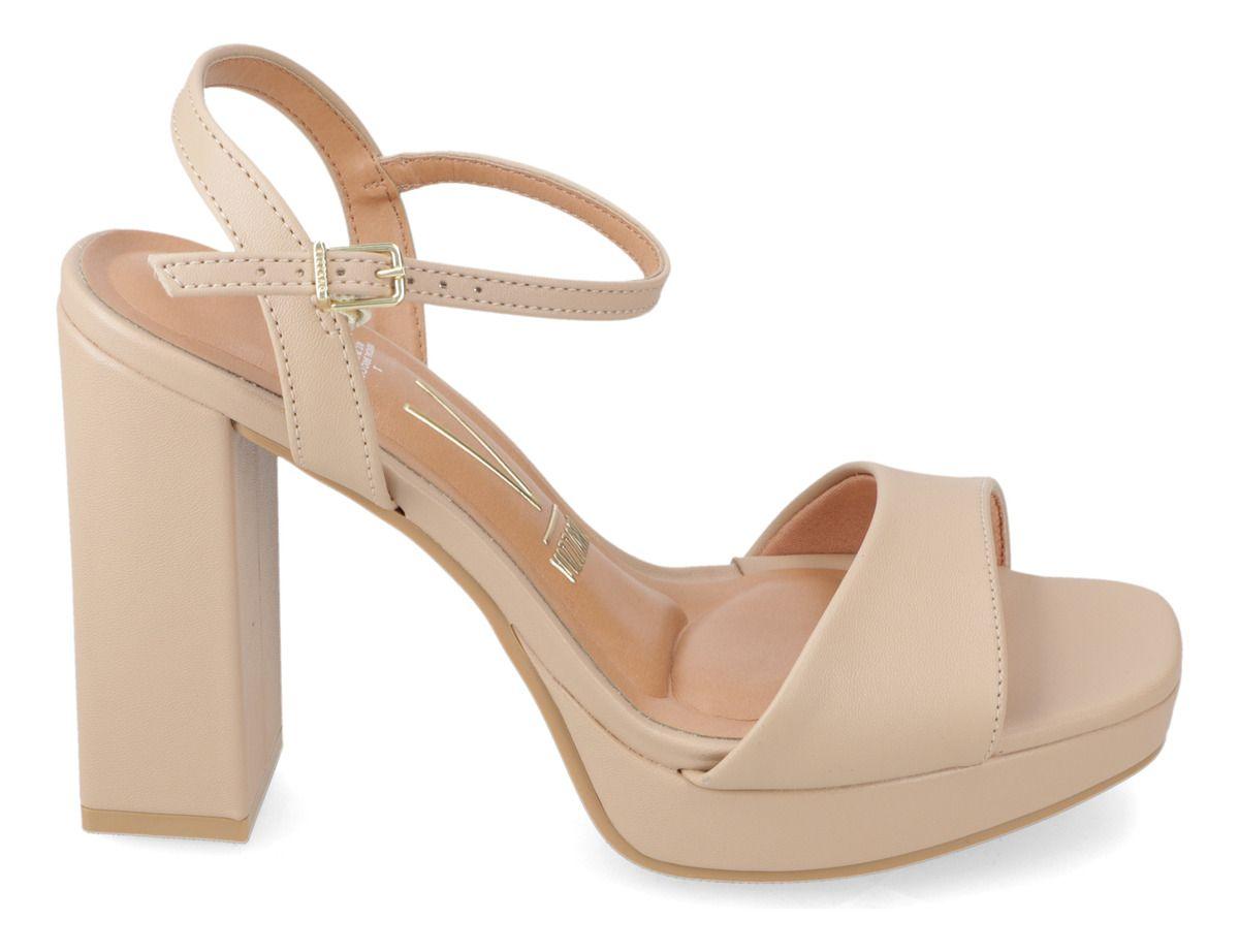 Sandalia Fiesta Taco Ancho Beige Vizzano Mujer-1