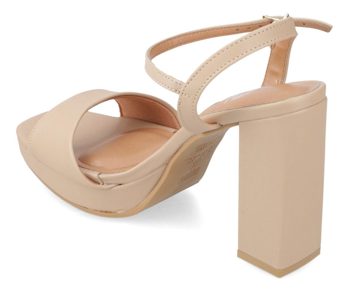 Sandalia Fiesta Taco Ancho Beige Vizzano Mujer-3