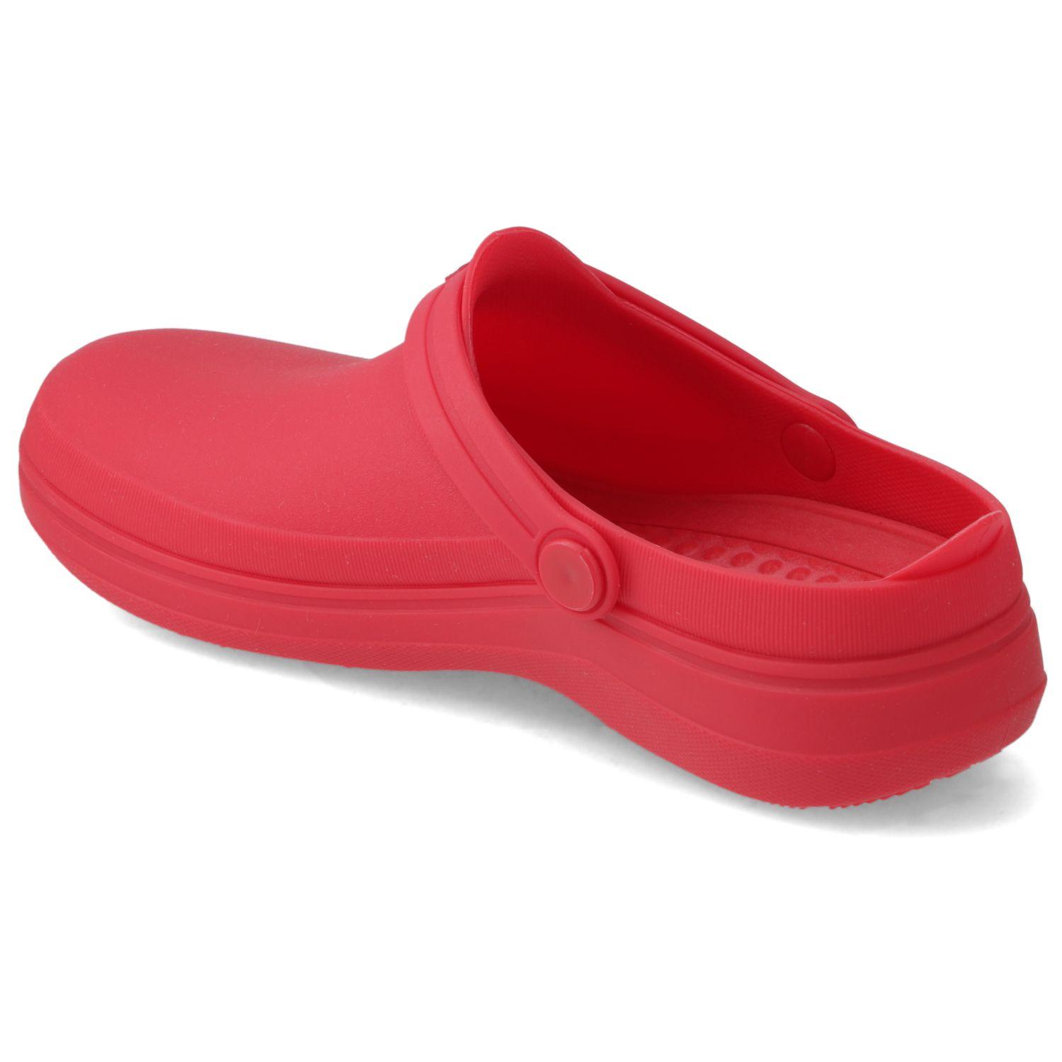 Clog Mujer Boaonda Rojo Safe-3