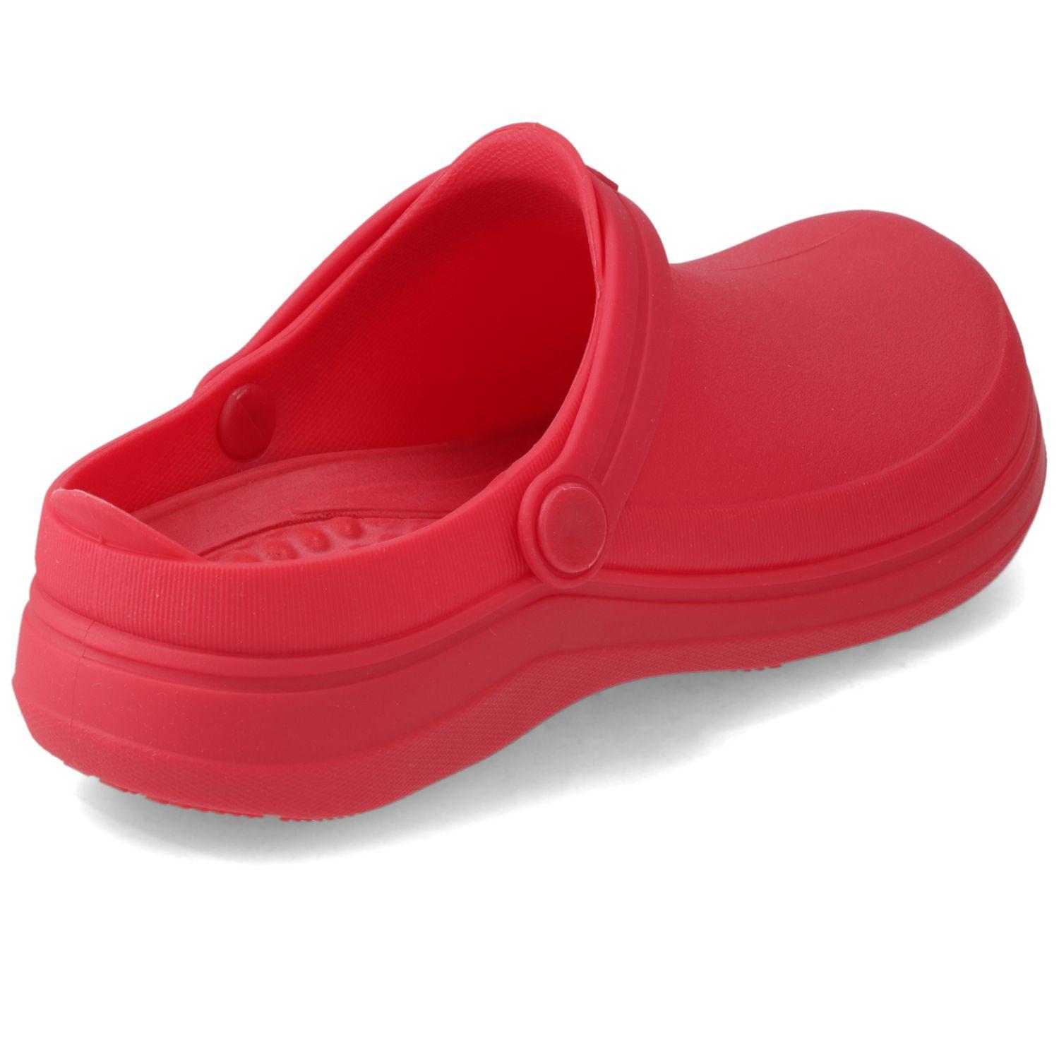 Clog Mujer Boaonda Rojo Safe-4