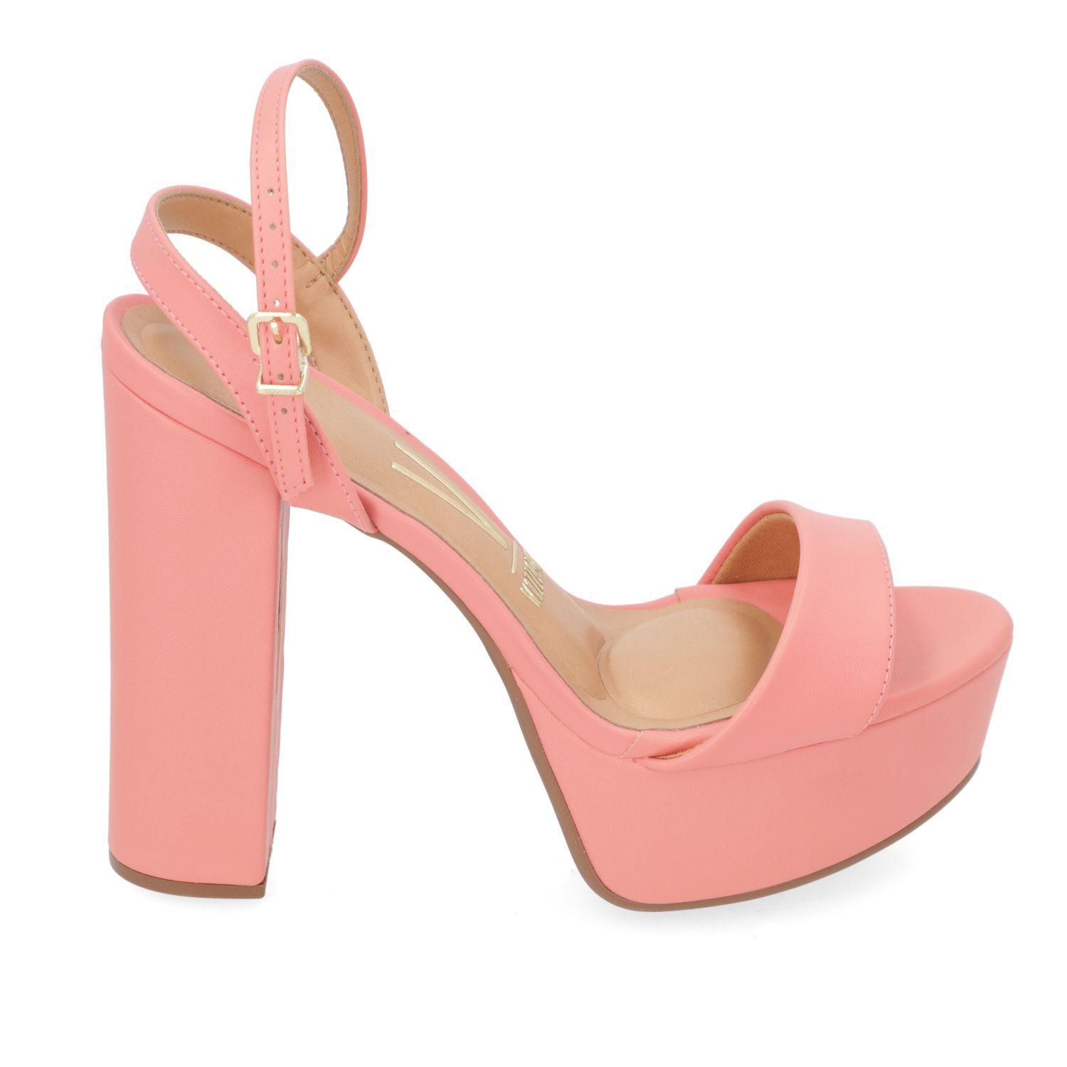 Sandalia Taco Vizzano Coral 10426-0