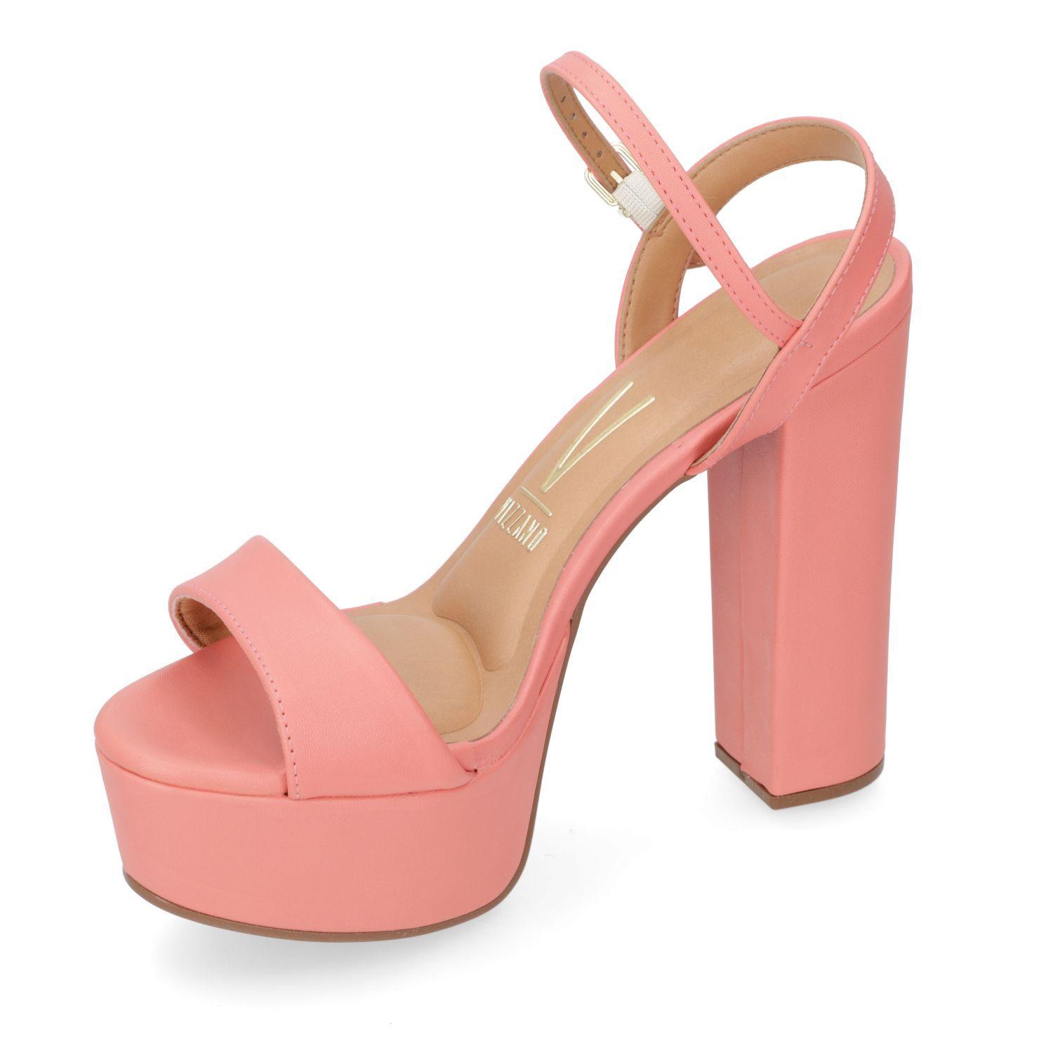 Sandalia Taco Vizzano Coral 10426-2