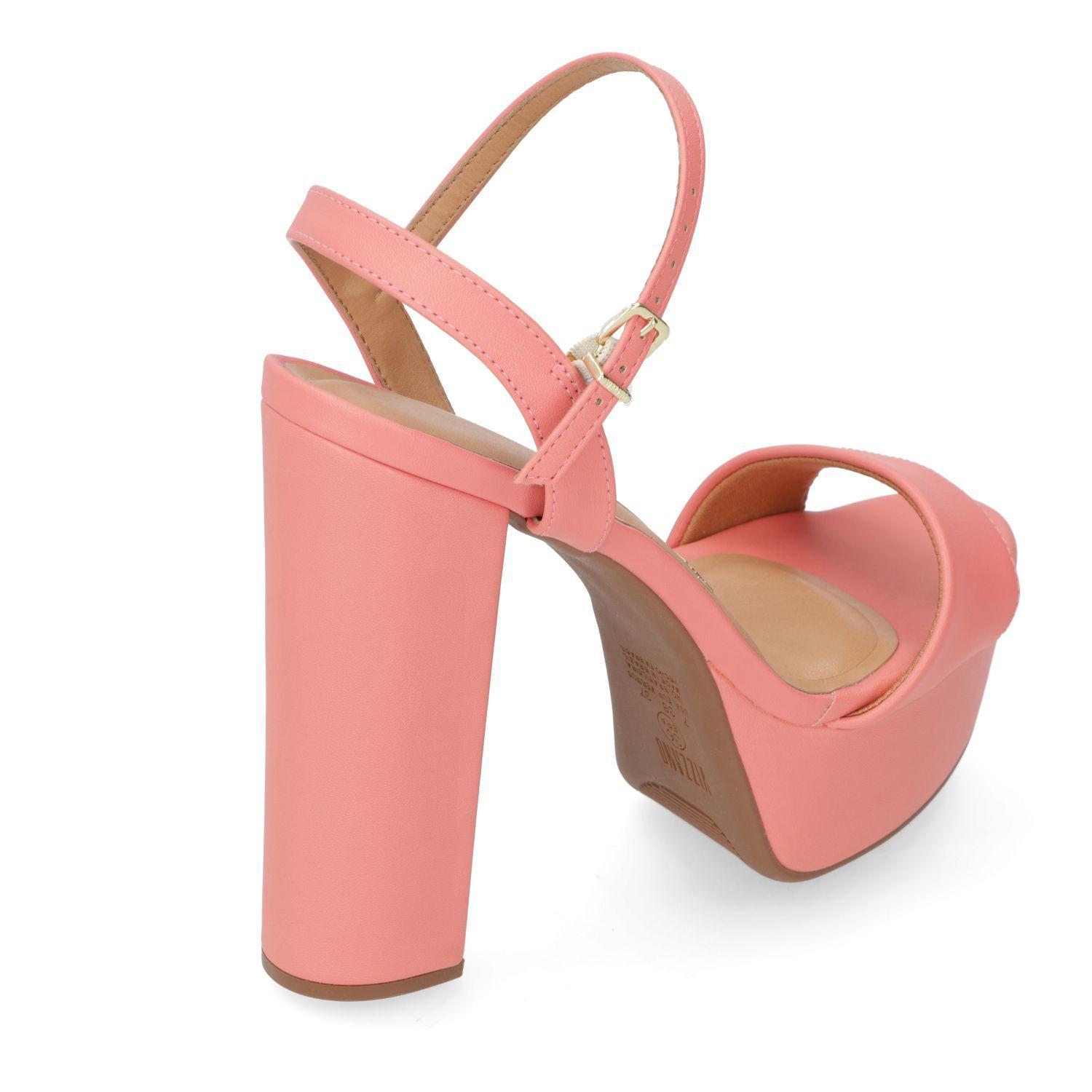 Sandalia Taco Vizzano Coral 10426-3