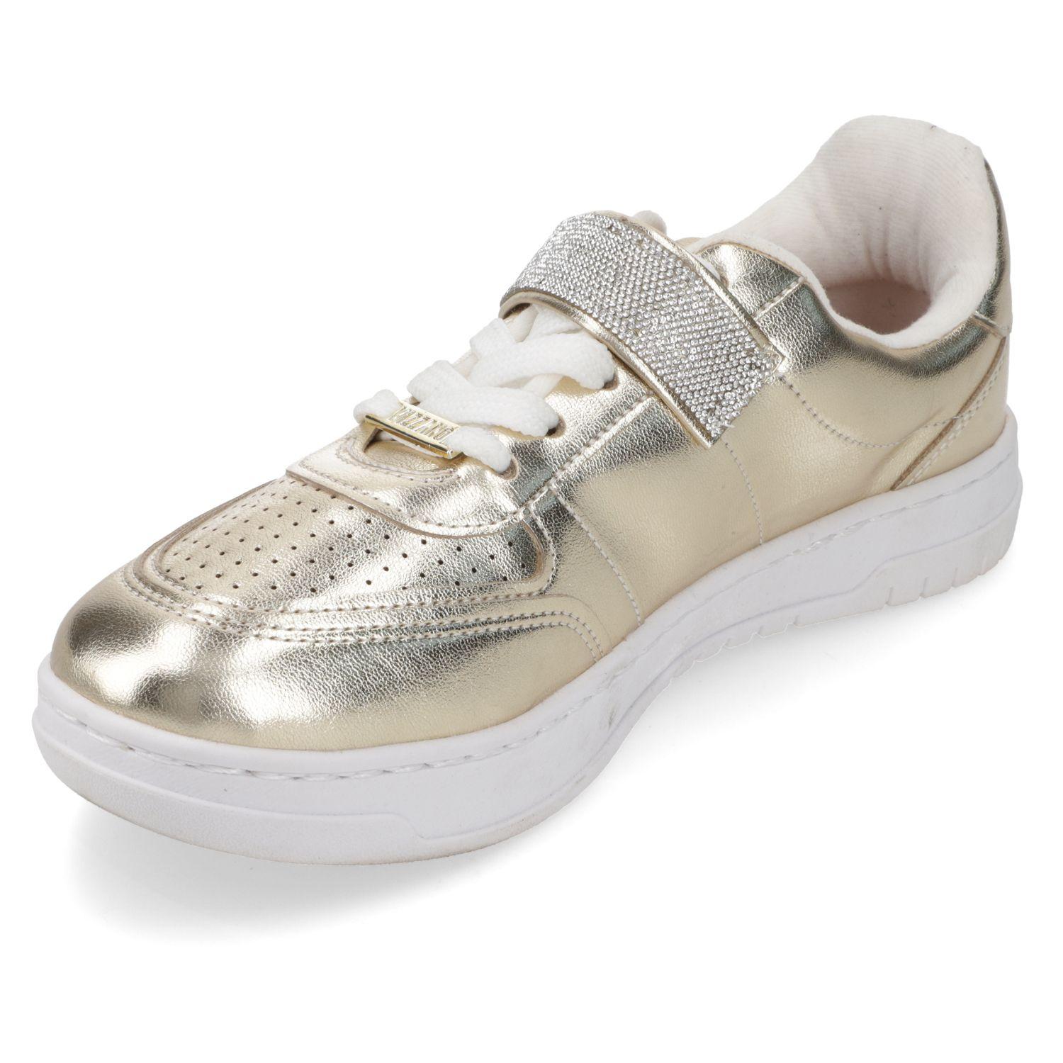 Zapatilla Casual Vizzano Dorado Metalico-2