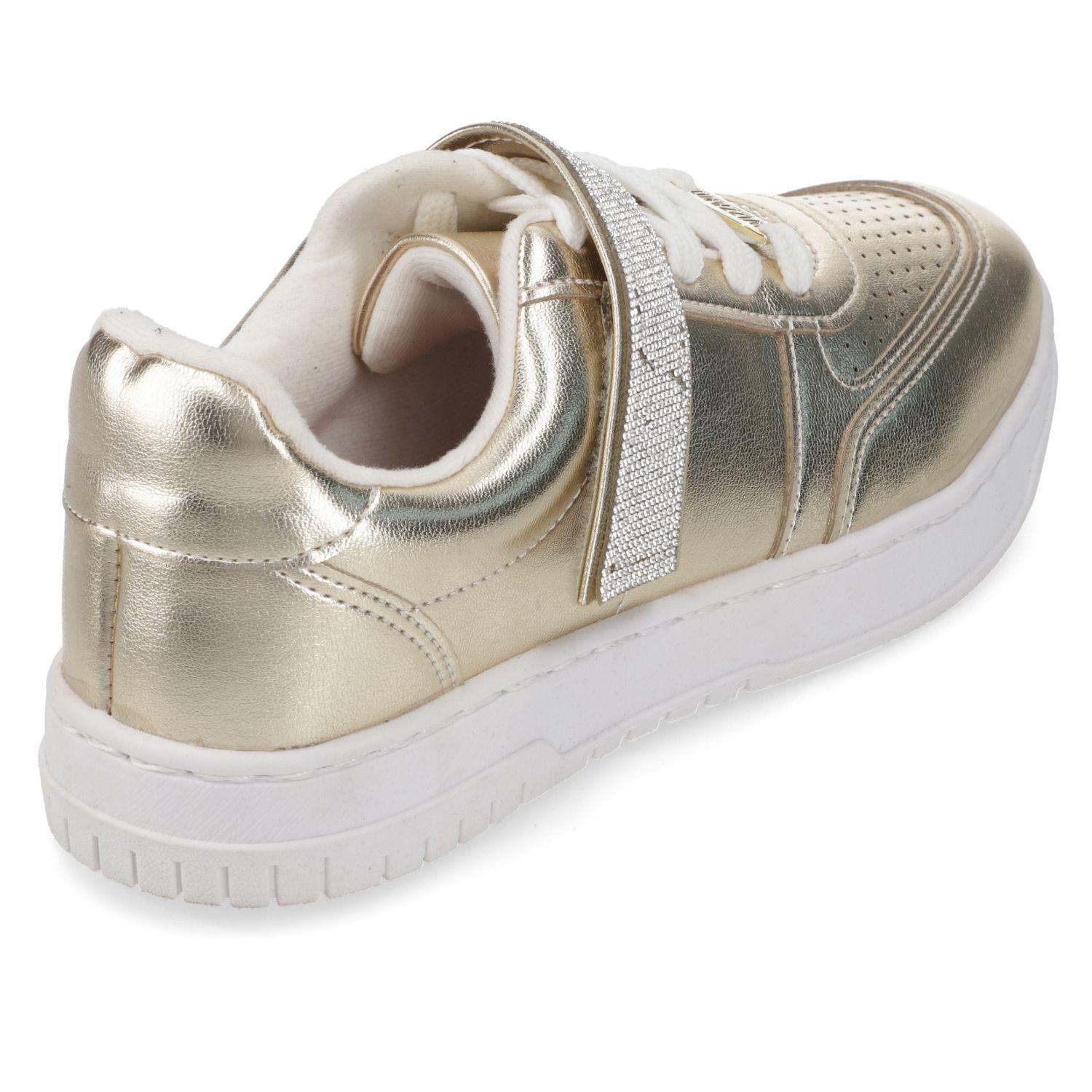 Zapatilla Casual Vizzano Dorado Metalico-4