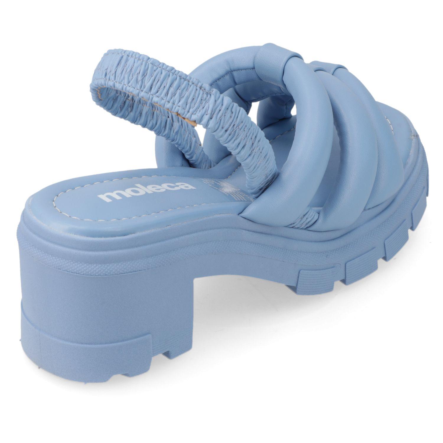 Sandalia Taco Moleca Celeste 10917-4