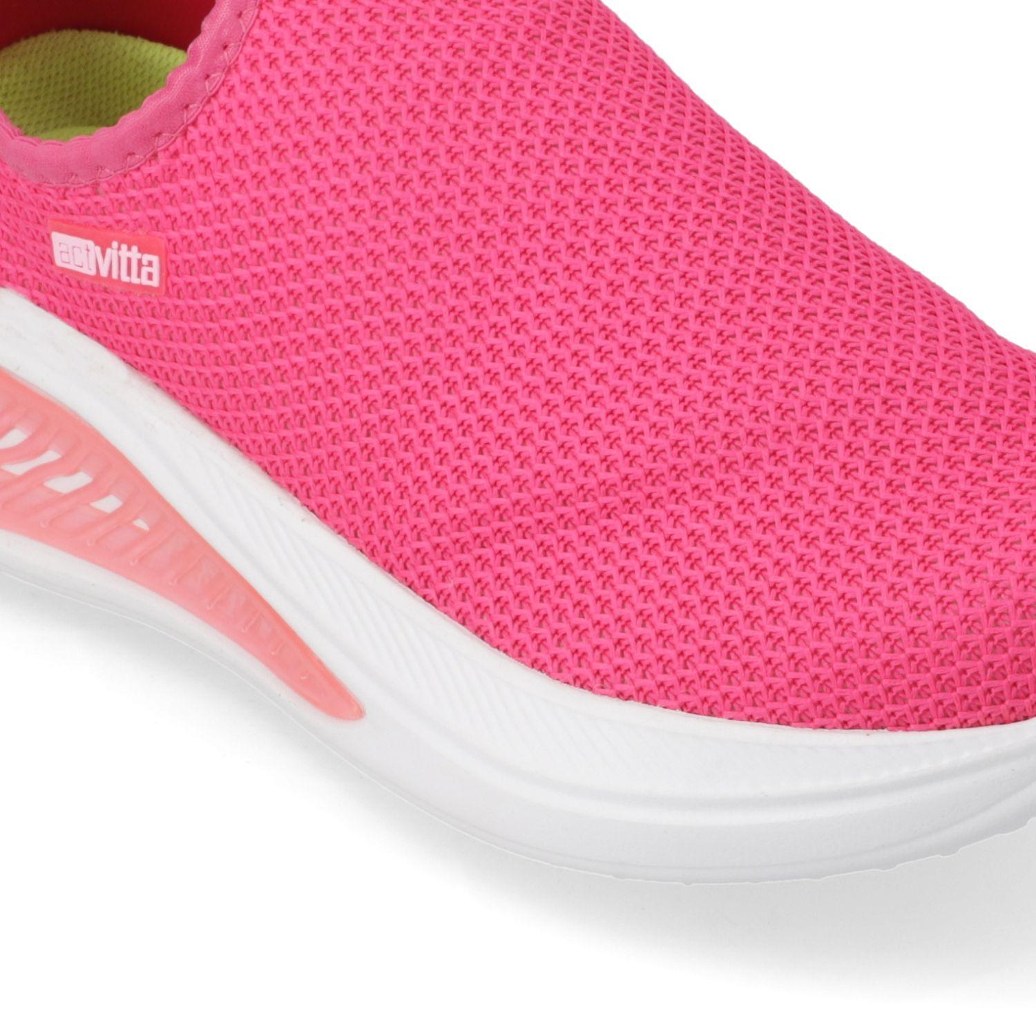 Zapatilla Deportiva Actvitta Rosado Malla  100-5