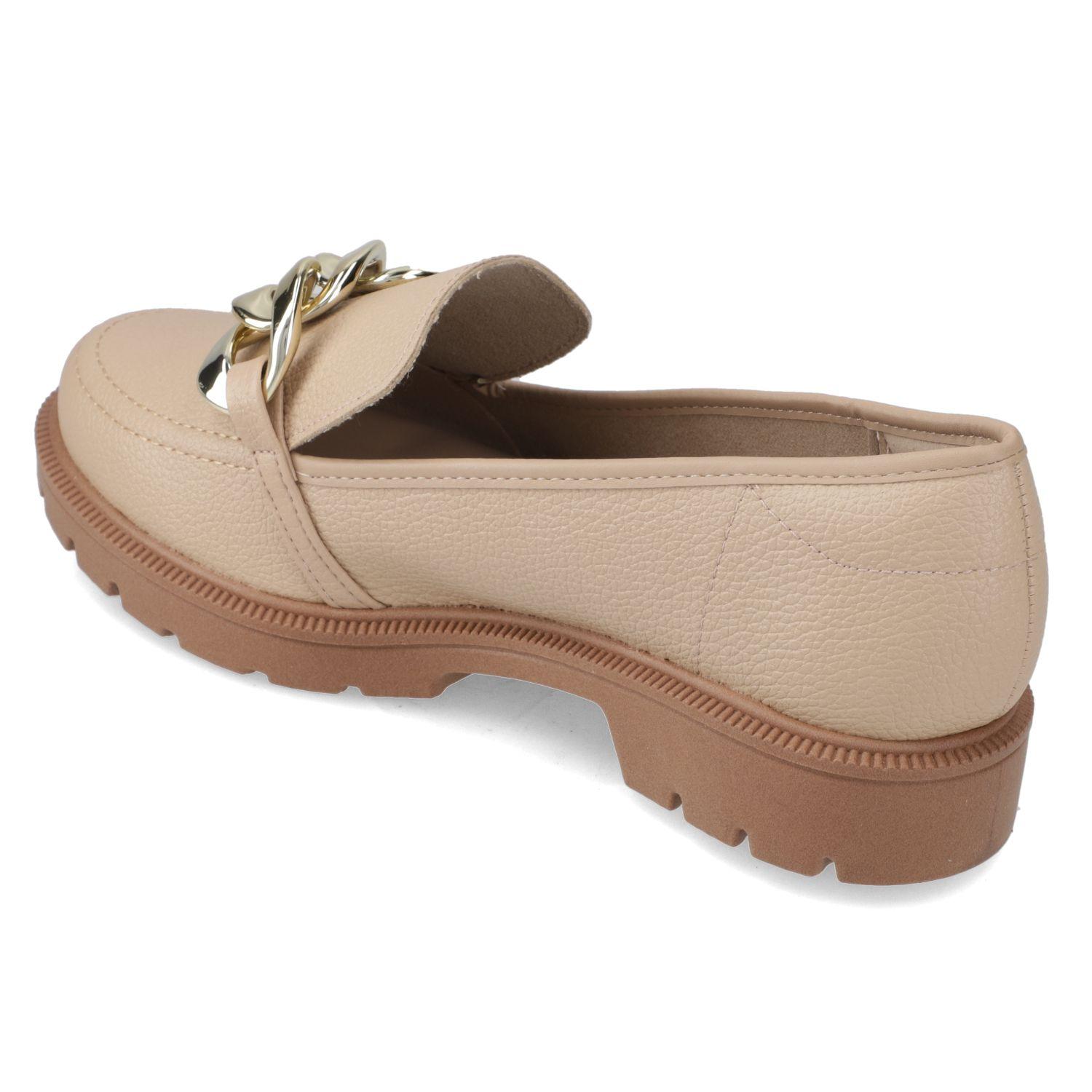 Mocasin Beira Rio Beige-3